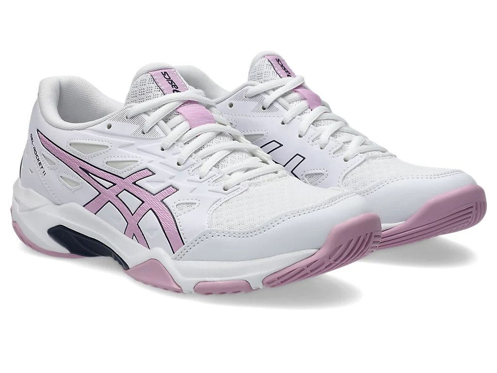 ASICS GEL-ROCKET 11  白粉紅色 排球鞋/羽毛球鞋