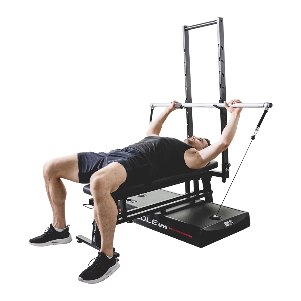 SOLE SRVO 智能重訓機+重訓椅(150組以上訓練動作教學 居家訓練神器)