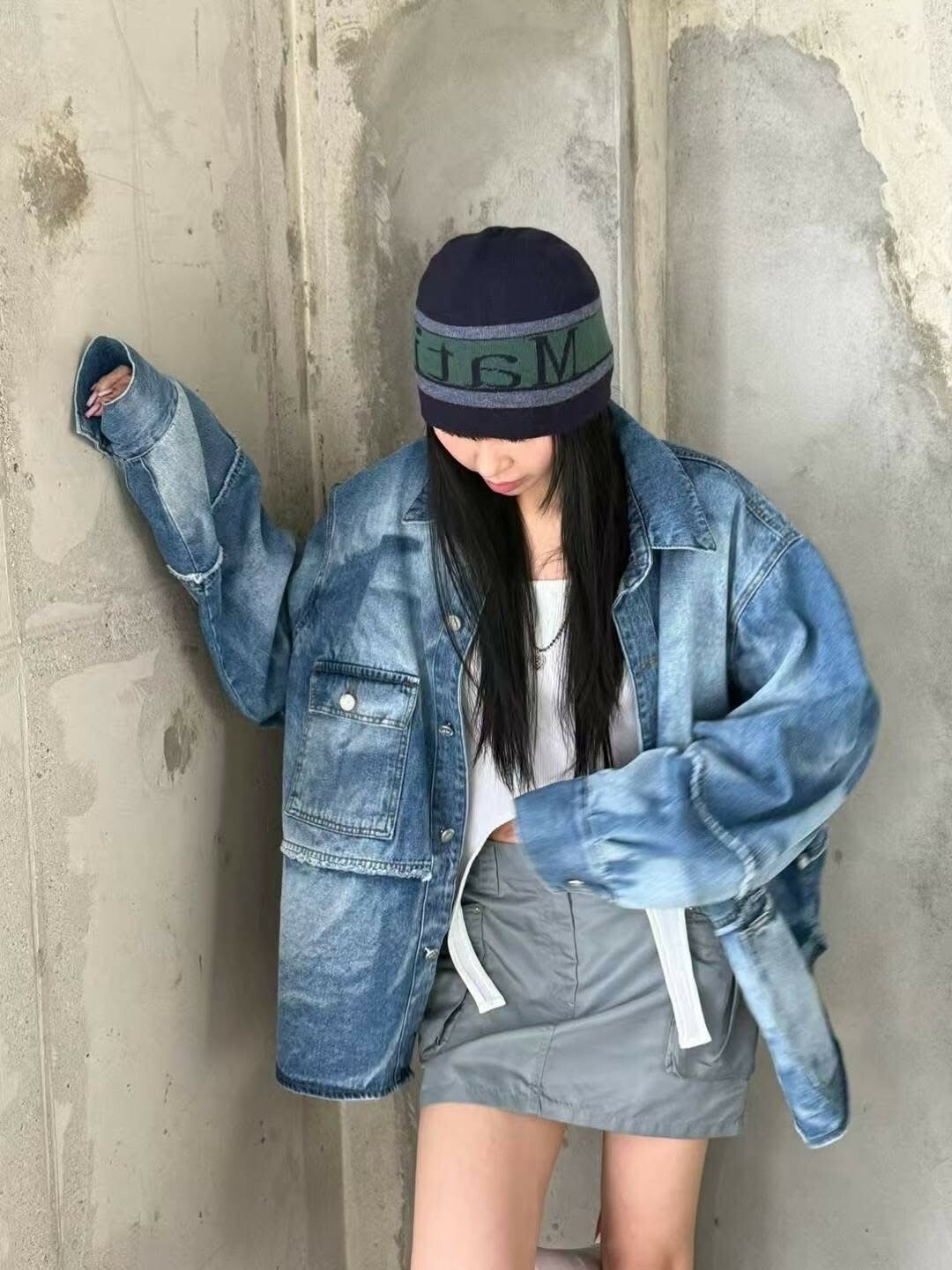 UNUSED 水洗 刷舊 牛仔 外套 #襯衫