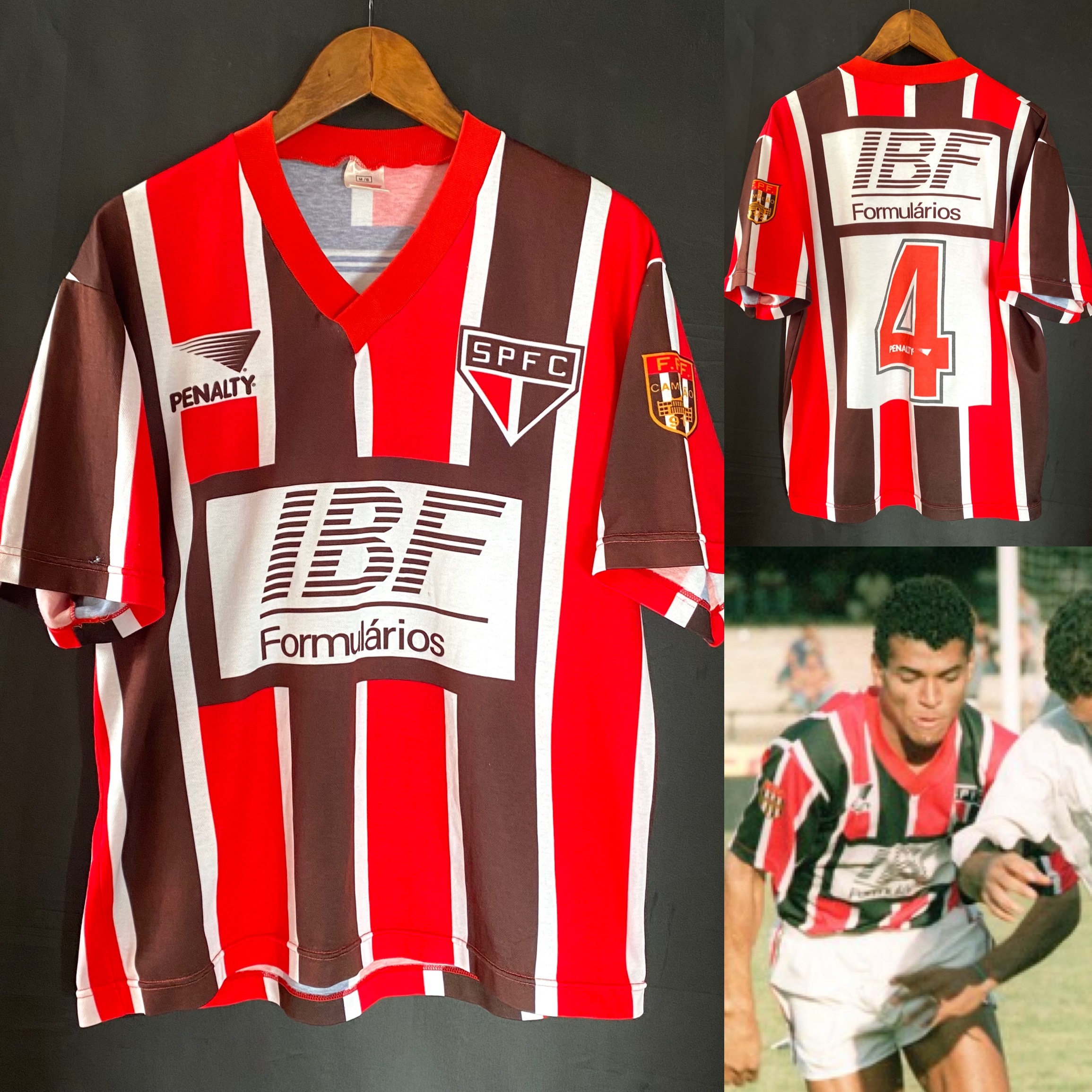 聖保羅 1992 Penatly 作客球衣 #6