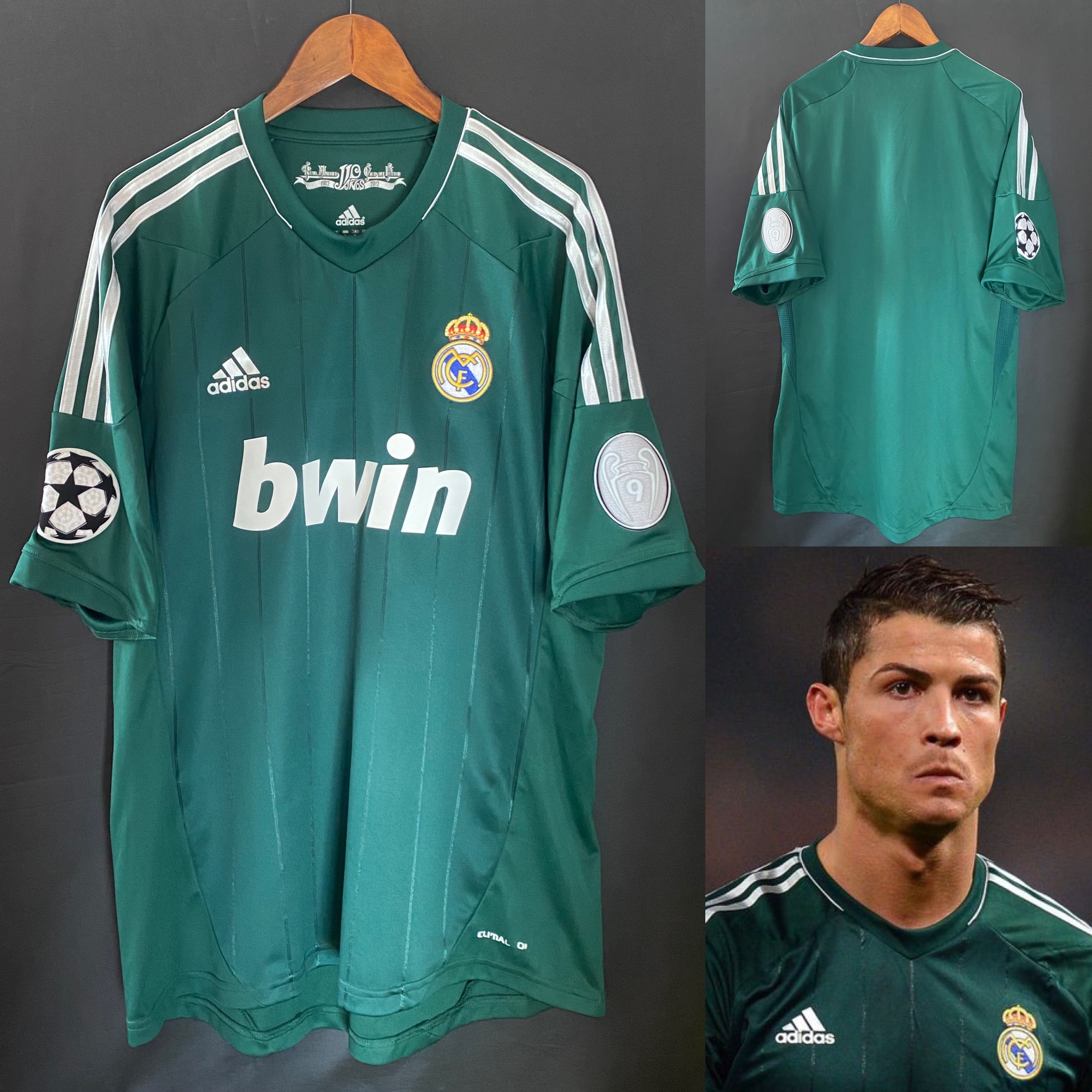 Real Madrid 2012-2013 UEFA Champions League Adidas Third Shirt