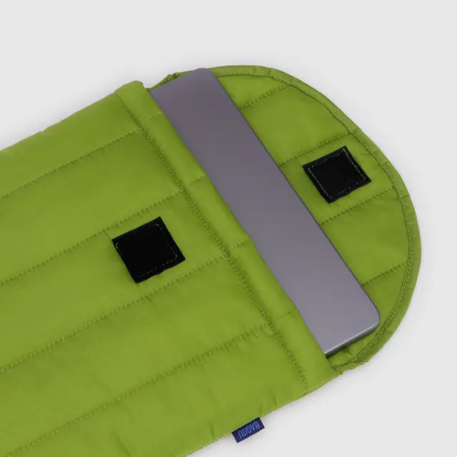 美國 BAGGU 單色空氣電腦包 冷壓綠拿鐵
