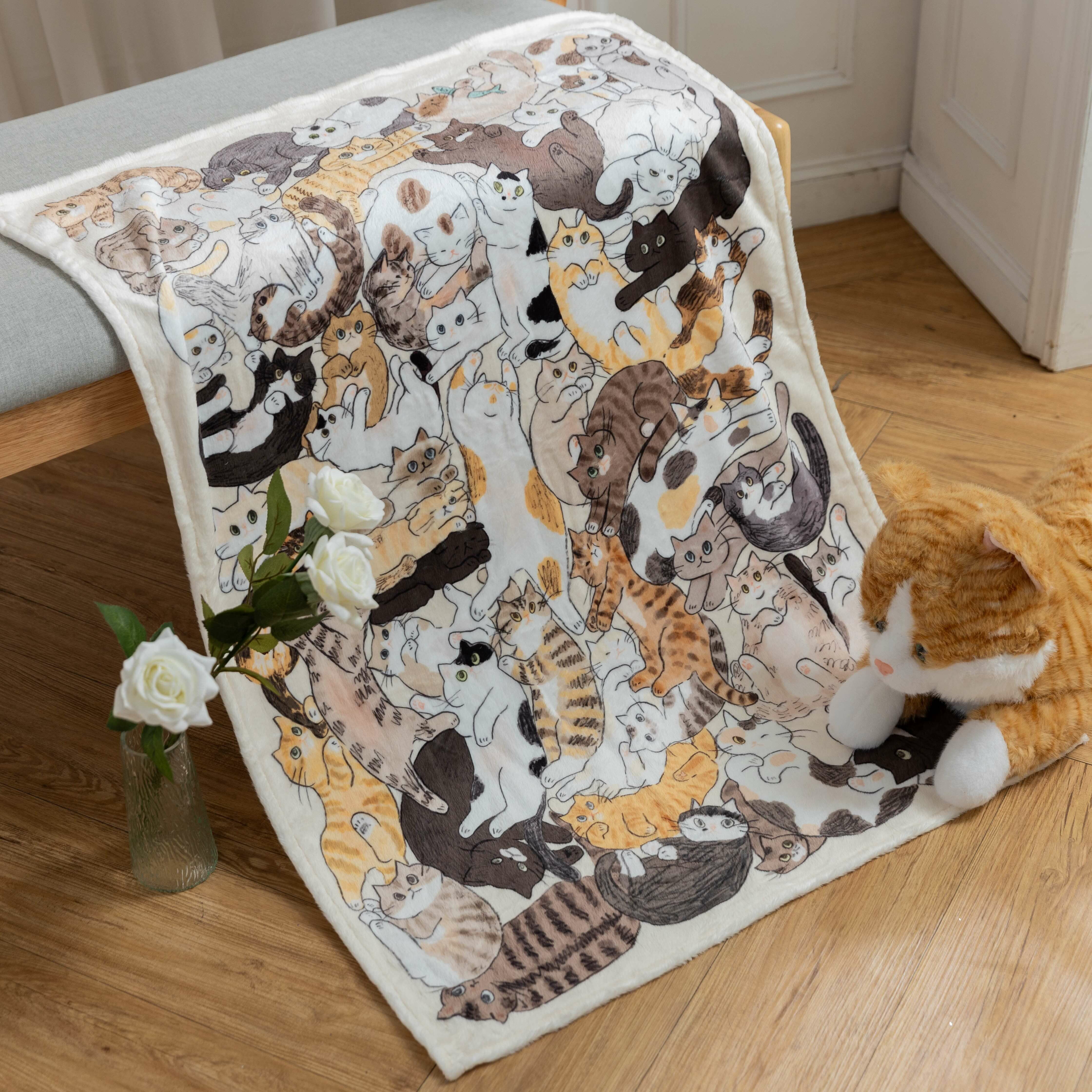 Nya nya on．集合吧貓貓暖毯