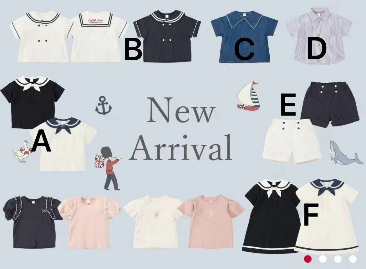 日單 Cottoli小木馬海軍風系列