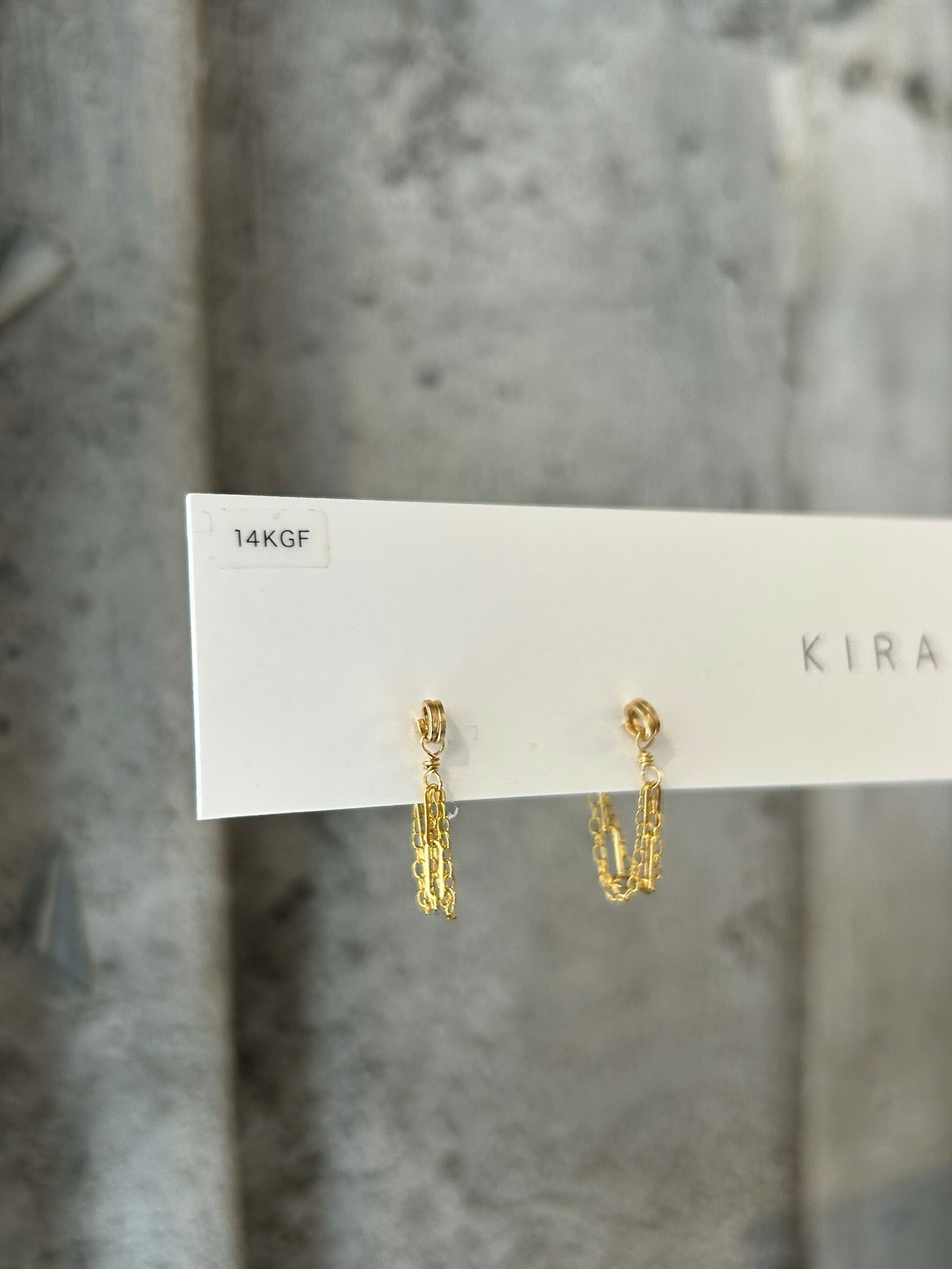 [KIRAN] 垂墜耳環 | 14KGF