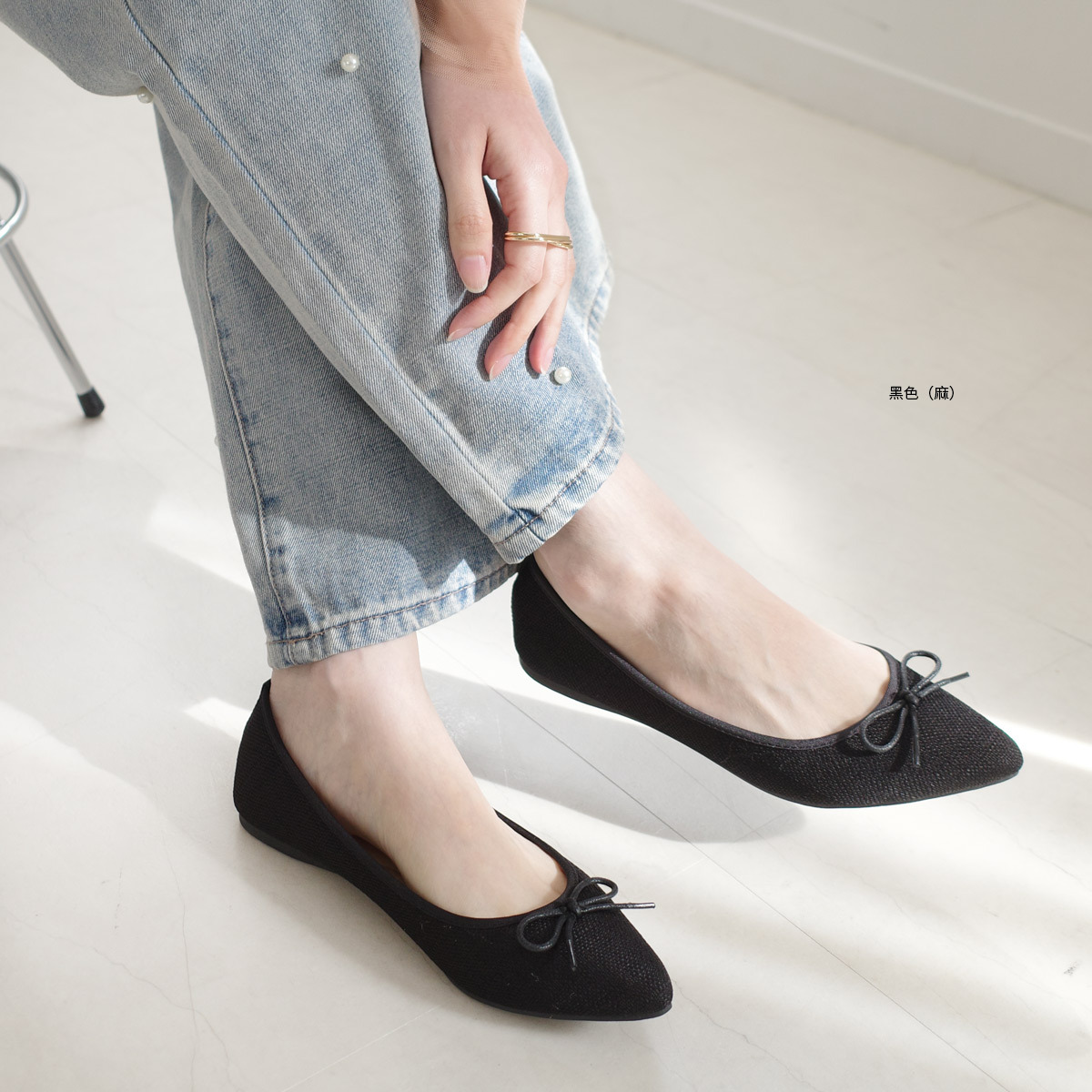 可愛芭蕾舞者 尖頭娃娃鞋 超好走女鞋 春夏色【FX2015-1】