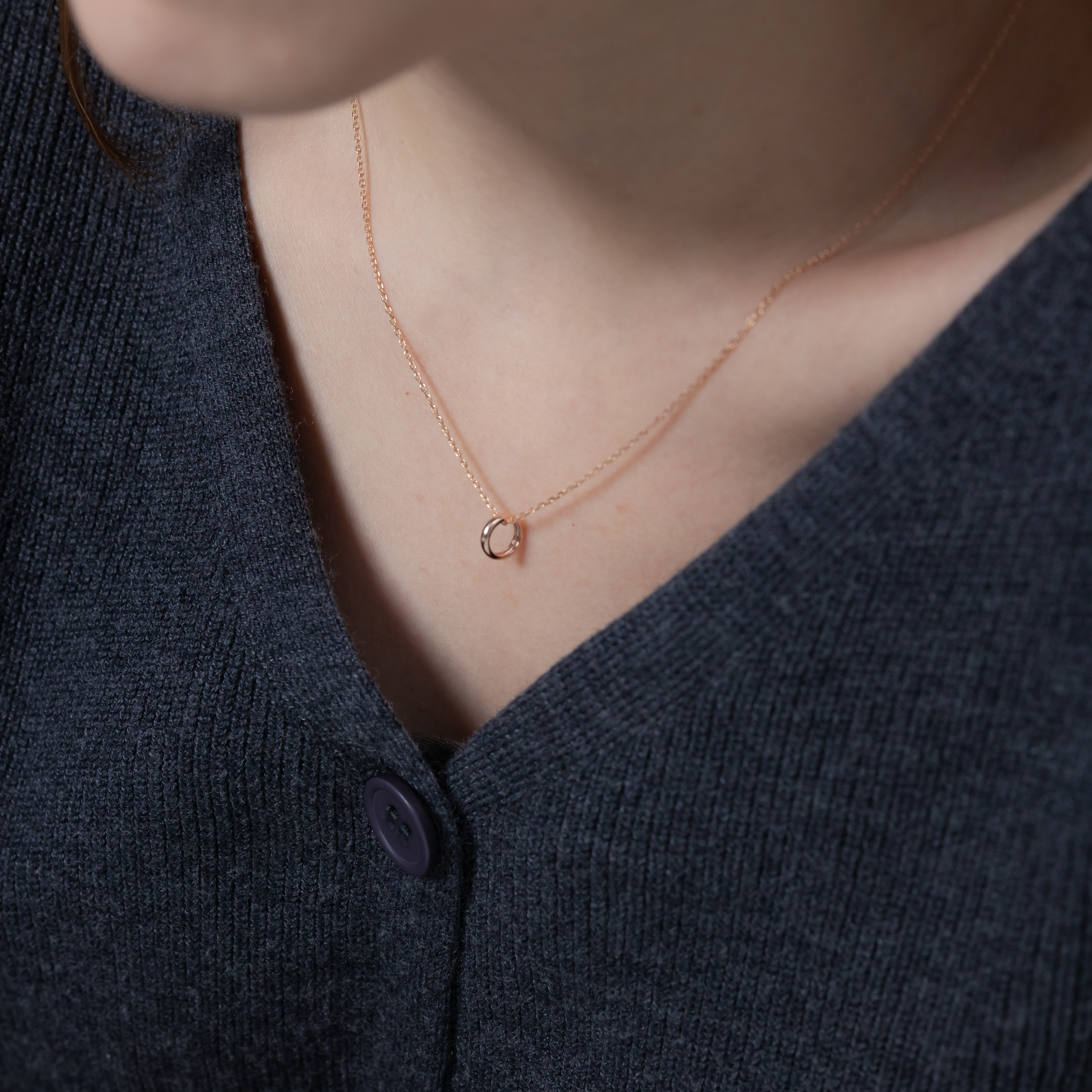 簡約光面圈圈串飾