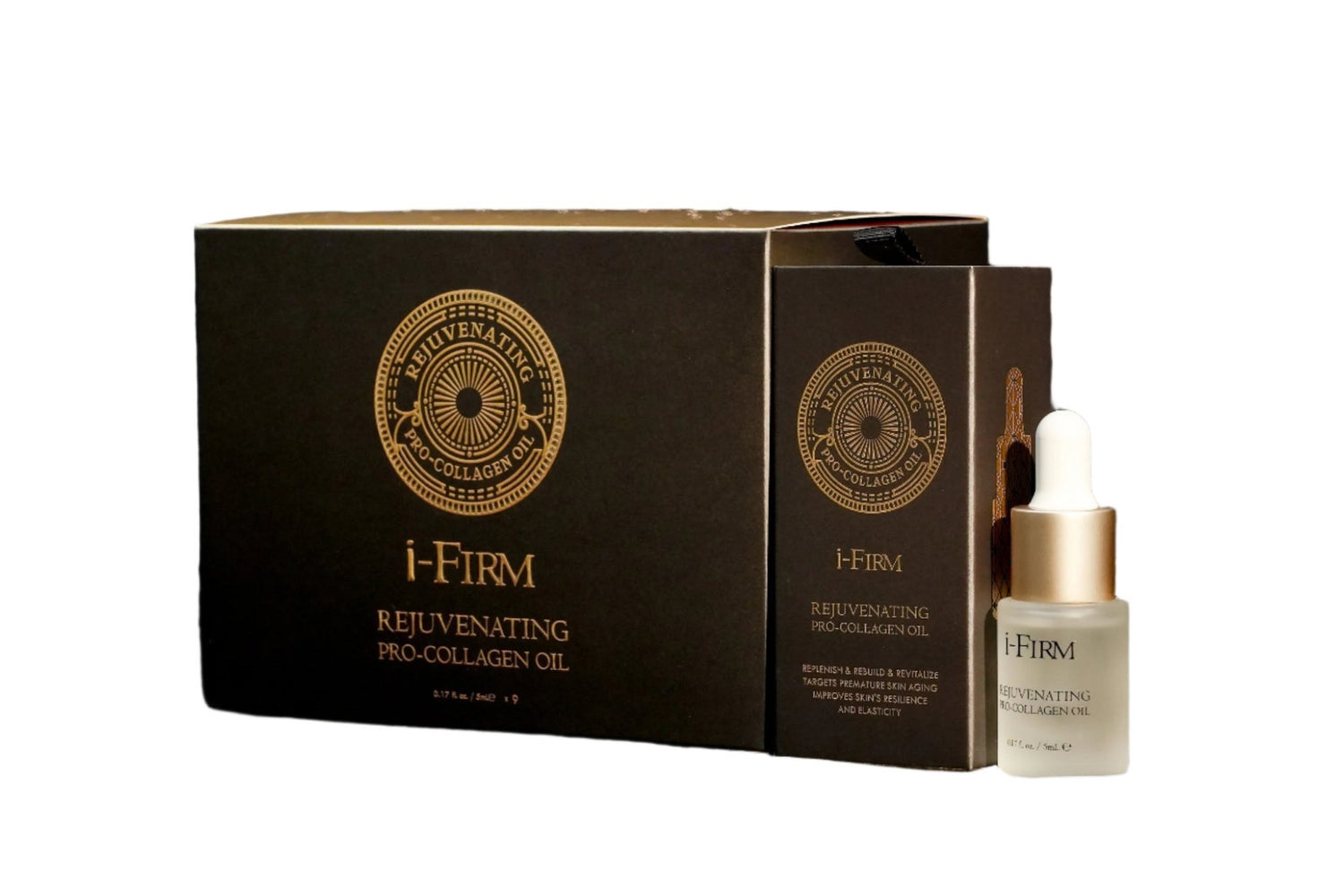 i-FIRM Rejuvenating Pro-Collagen Oil 黑金魅力膠原滲透油 5ml X 9