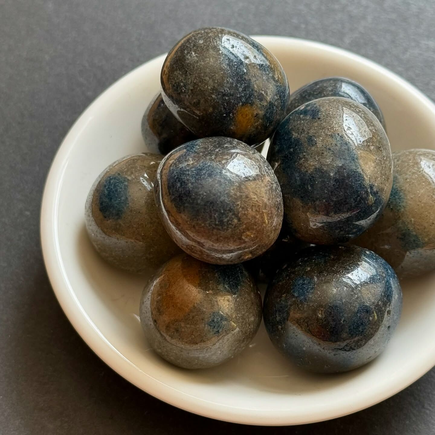 [原石] 玉化 高頻能量K2 Blue 水晶滾石