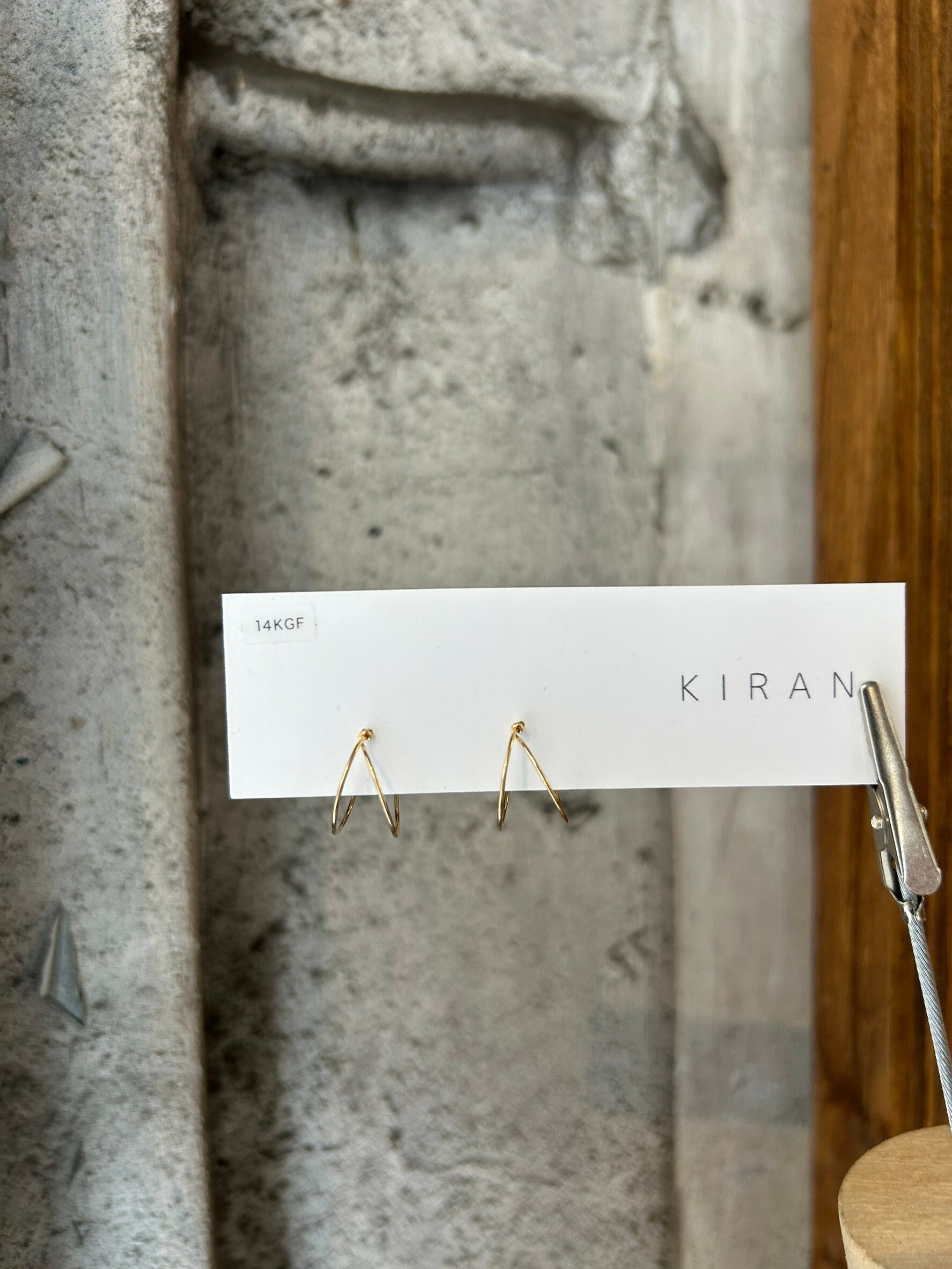[KIRAN] 雙圈耳環 | 14KGF