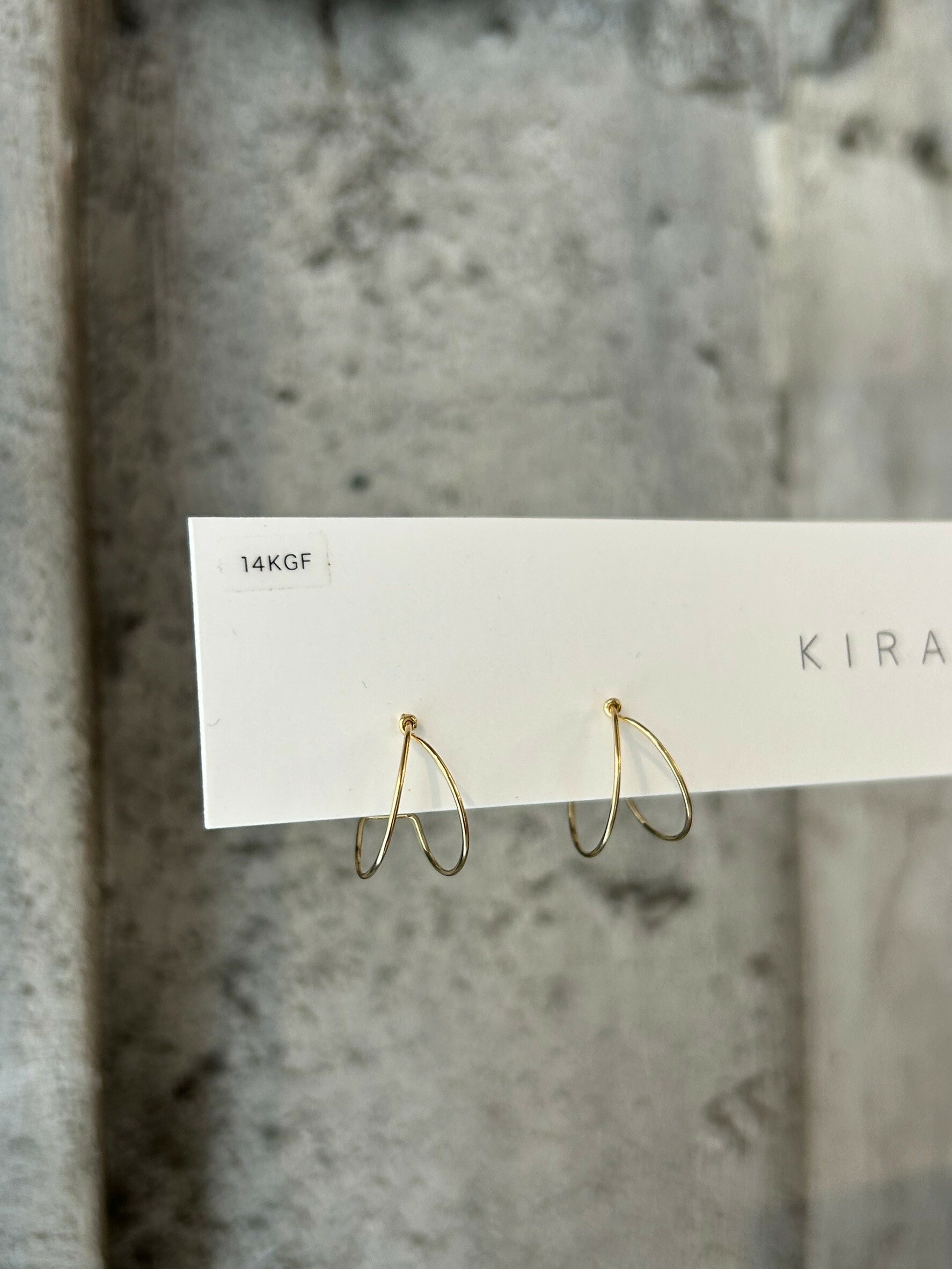 [KIRAN] 雙圈耳環 | 14KGF