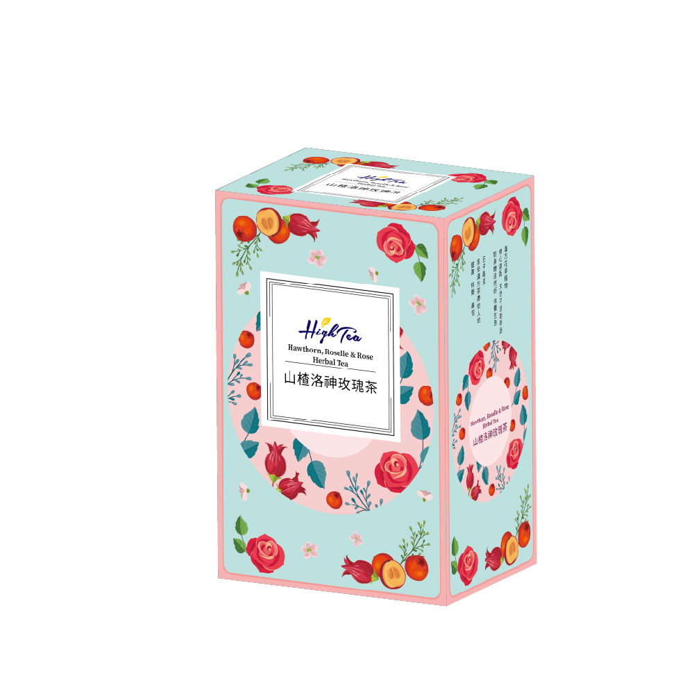 漢方茶-山楂洛神玫瑰茶 5g x 8入/盒【無咖啡因】