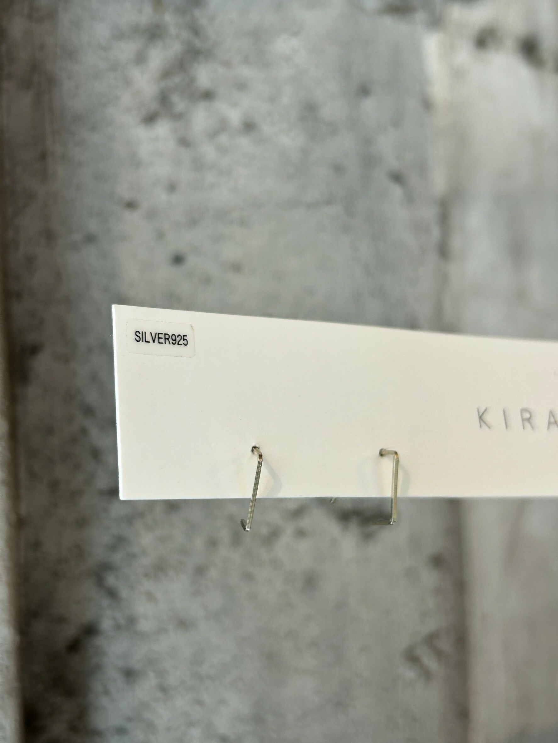 [KIRAN] 簡約線條耳環 | 925銀