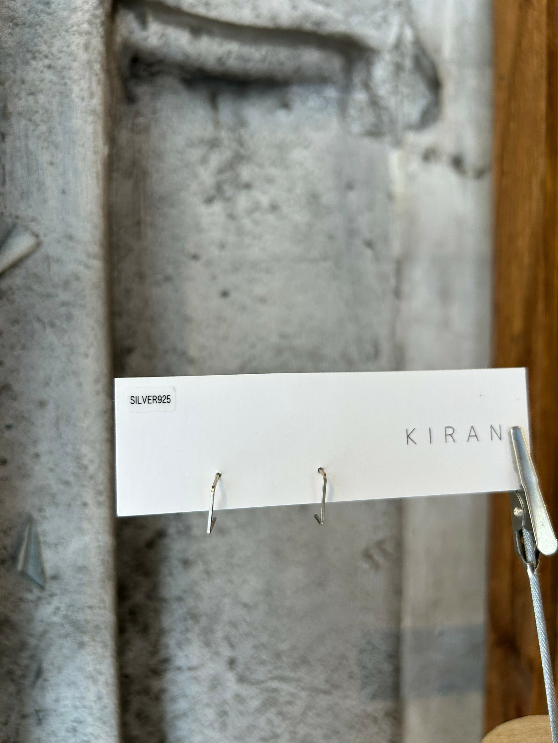 [KIRAN] 簡約線條耳環 | 925銀