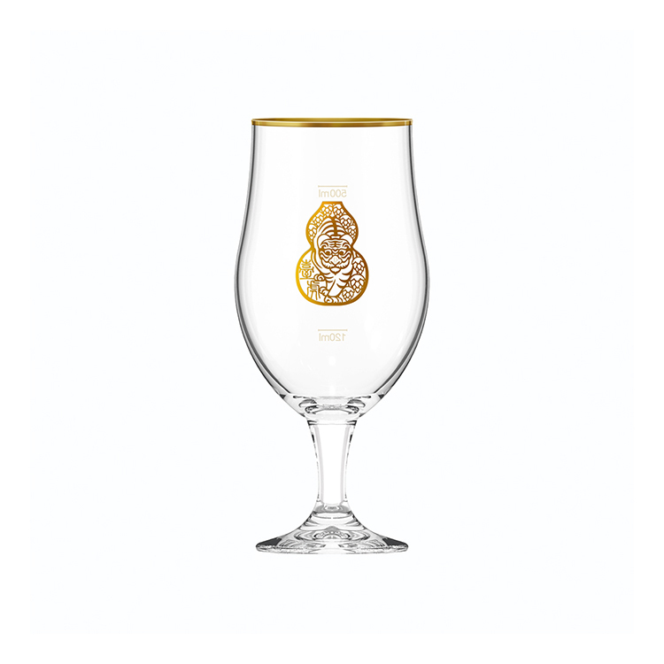 TAIHU Magical Gold Tulip Beer Glass 630ml