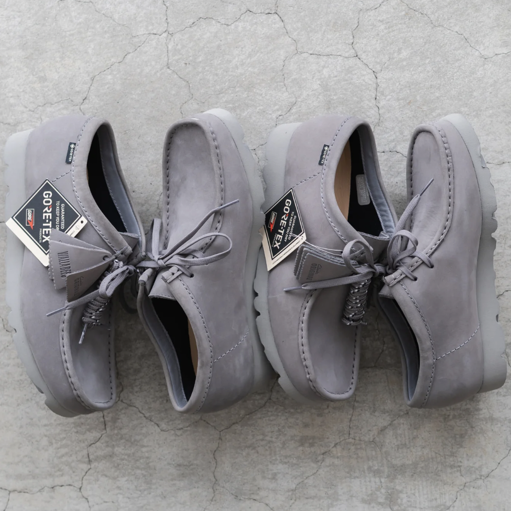 預訂 | Clarks Originals Wallabee GTX 防水麂皮 象灰色