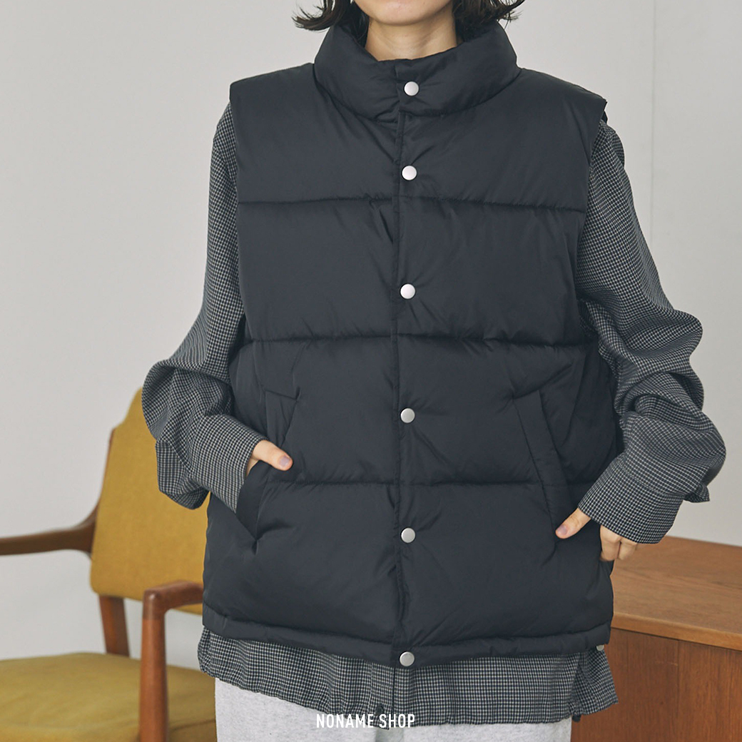 MONO-MART 立領 羽絨 背心 三色 (女款)