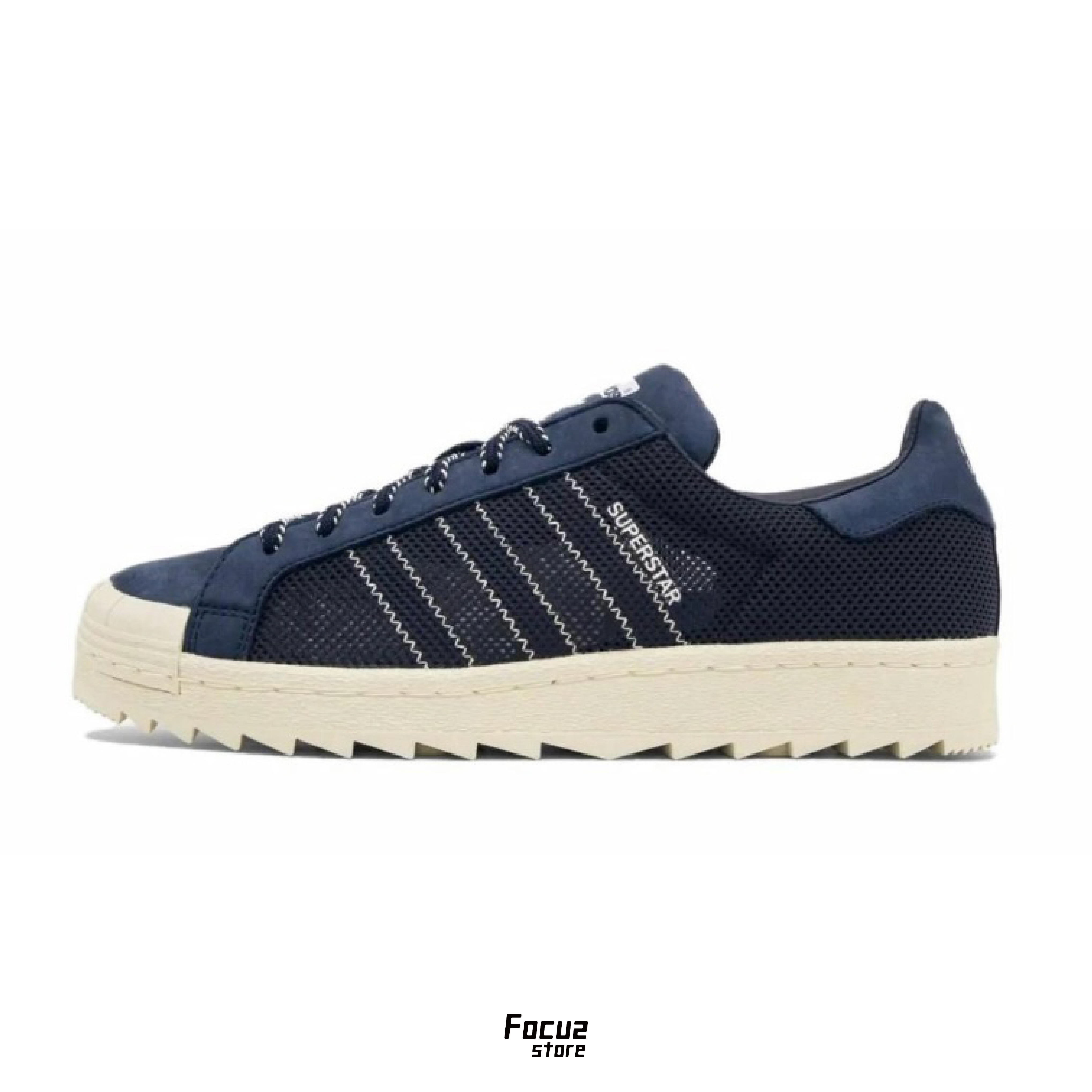 【Focus Store】現貨秒發 CLOT x Adidas Originals Superstar "Night Indigo" 深藍呼吸 陳冠希 聯名 IH3644