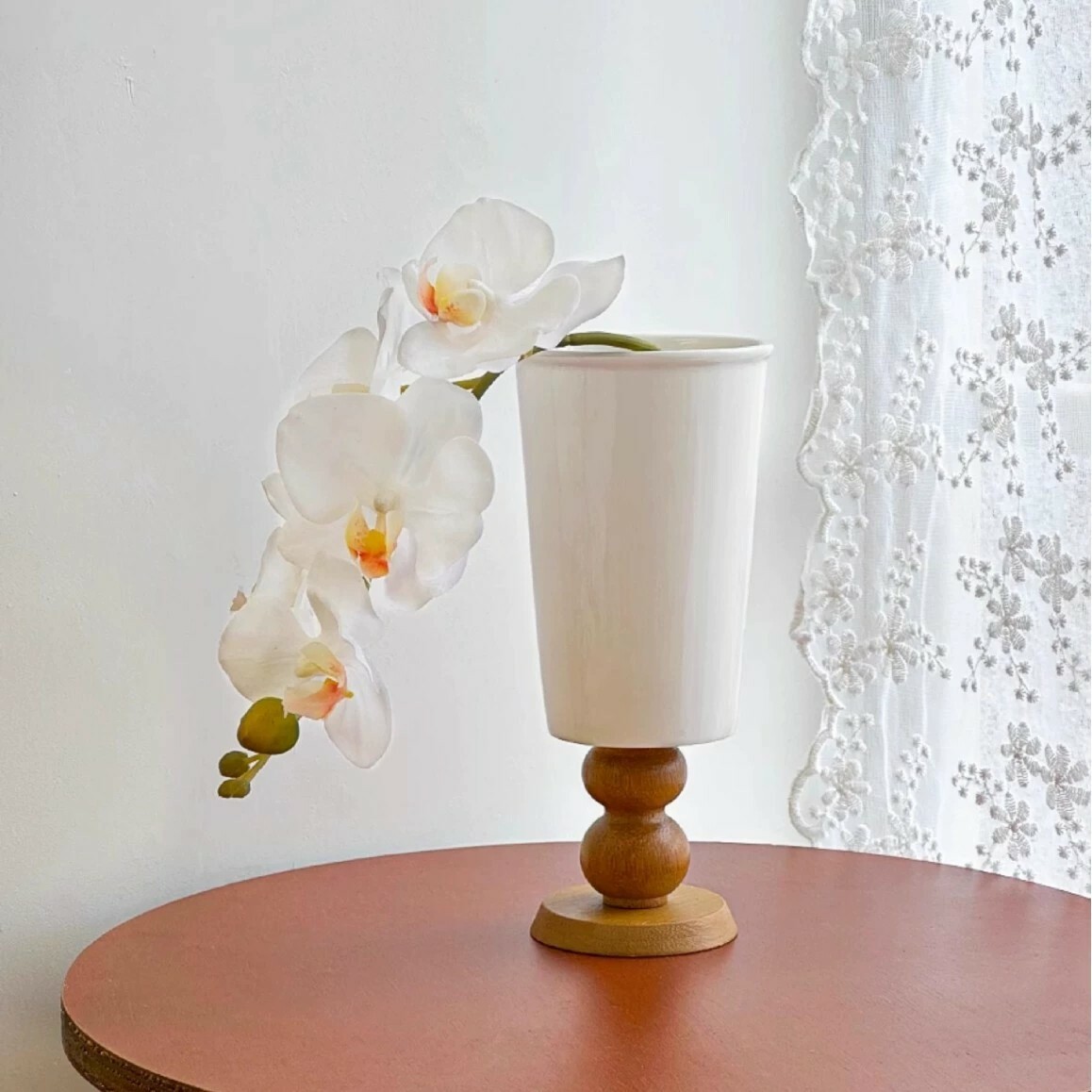 《5704》簡約法式復古高腳花瓶