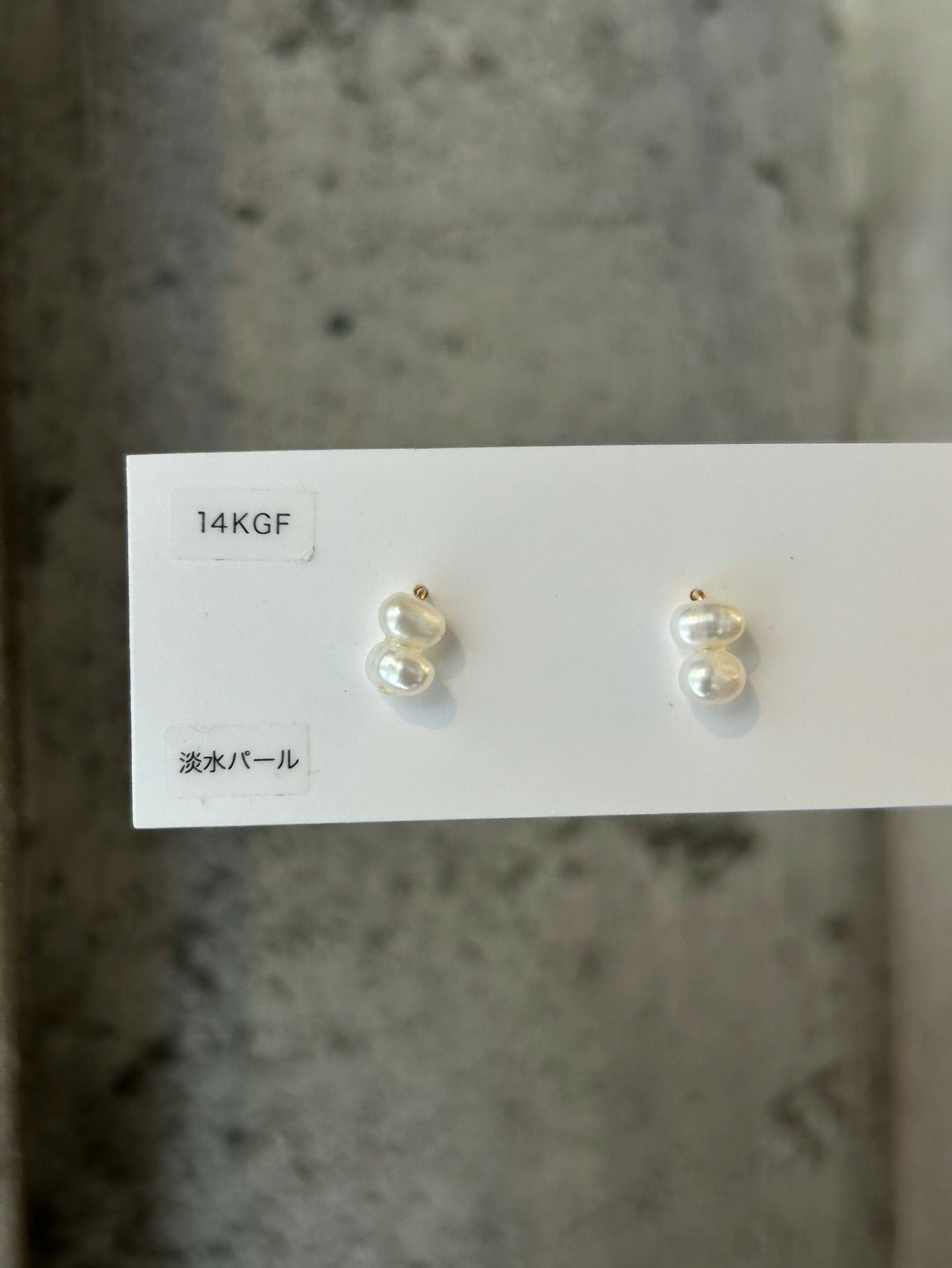 [KIRAN] 淡水珍珠耳環 | 14KGF