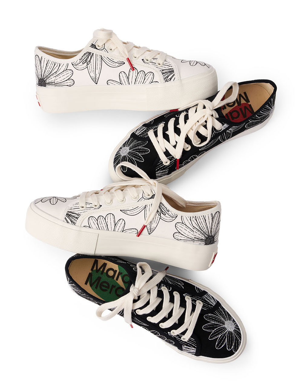 【Mardi Mercredi】FLOWERMARDI PLATFORM SNEAKERS MARDI MERCREDI FLOWERMARDI PLATFORM SNEAKERS ( 2 Colour