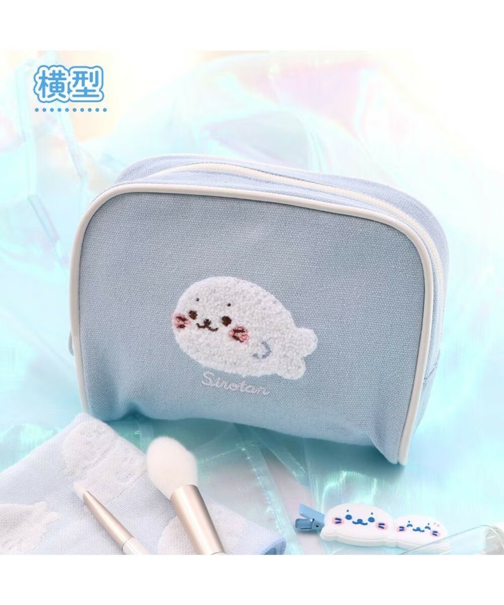 Sirotan 刺繡小物包系列 - (站立刺繡小白、側躺刺繡小白) 兩款可選