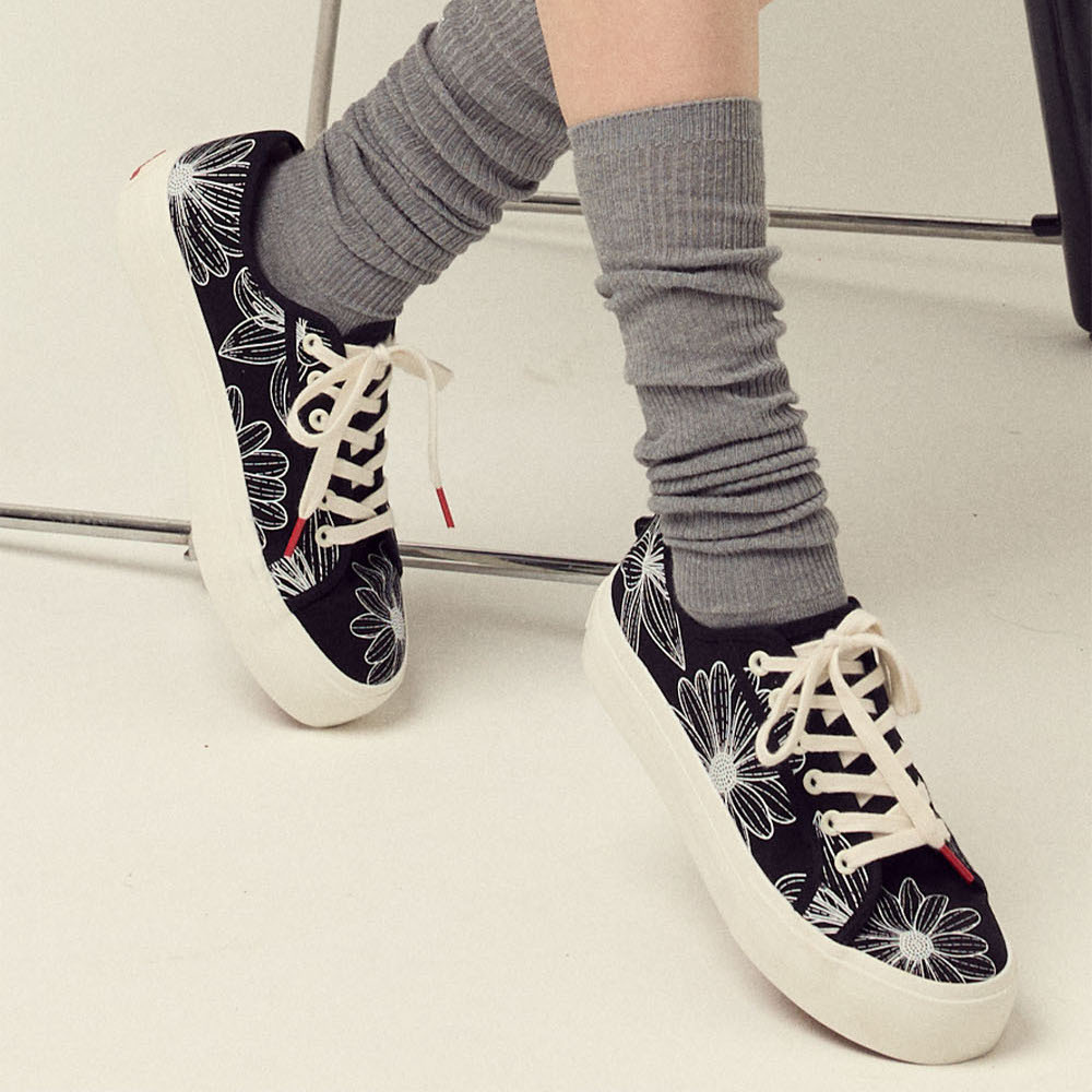 【Mardi Mercredi】FLOWERMARDI PLATFORM SNEAKERS Designer fashion, Seoul-fully created | W Concept