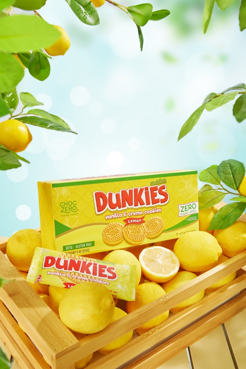 Choczero 無麩質低碳雲尼拿夾心曲奇 - 檸檬味  (有12包獨立包裝) 252g