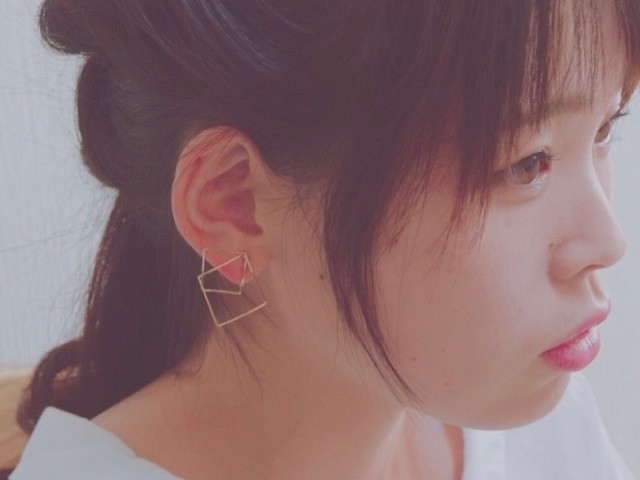 [KIRAN] 線條設計耳環 | 14KGF