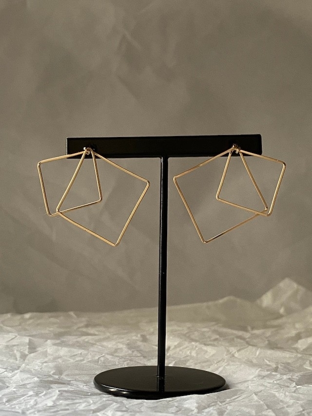 [KIRAN] 線條設計耳環 | 14KGF