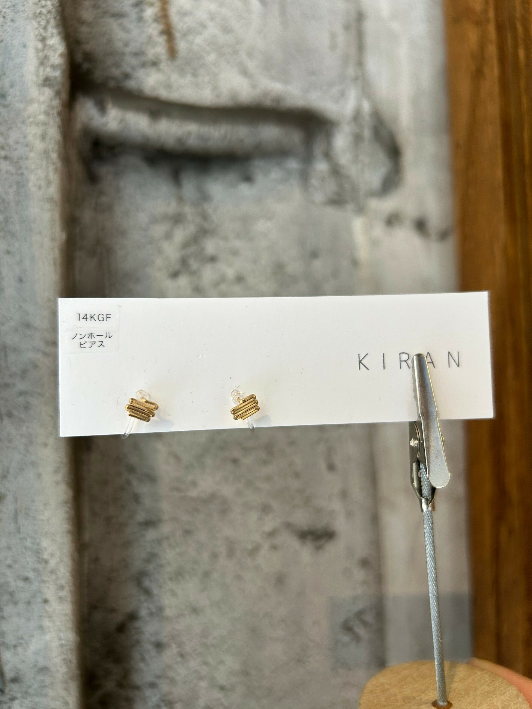 [KIRAN] 微型設計耳環 | 14KGF