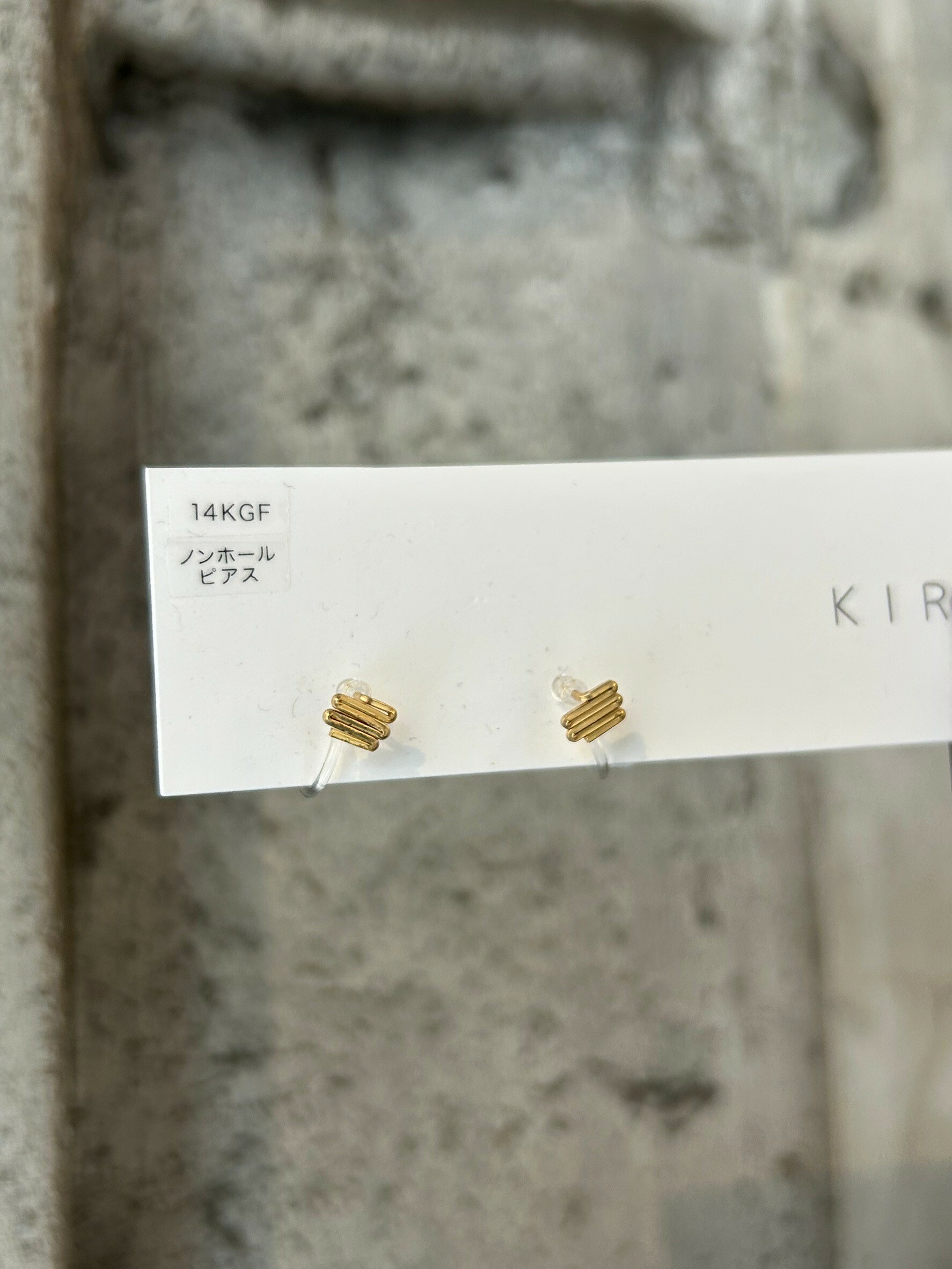 [KIRAN] 微型設計耳環 | 14KGF