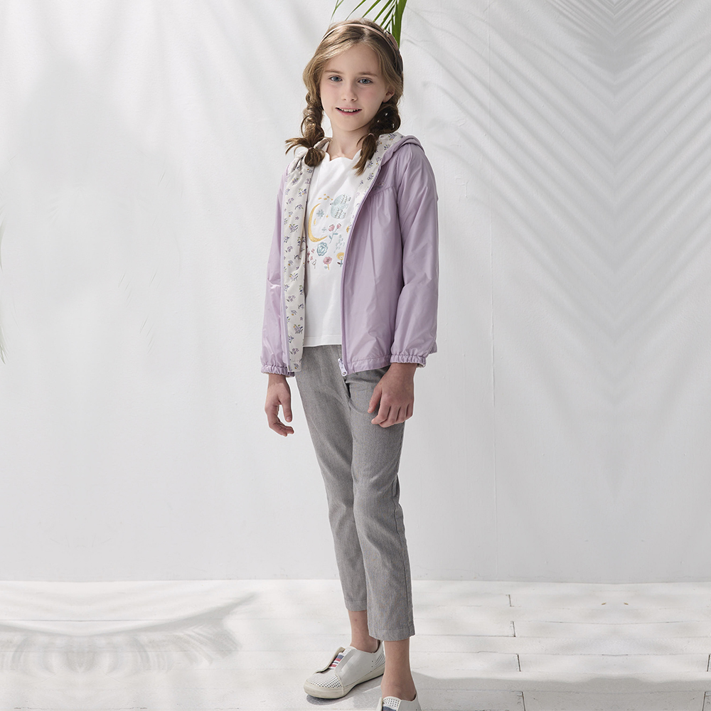 PIPPY簡約百搭棉質彈性長褲 灰