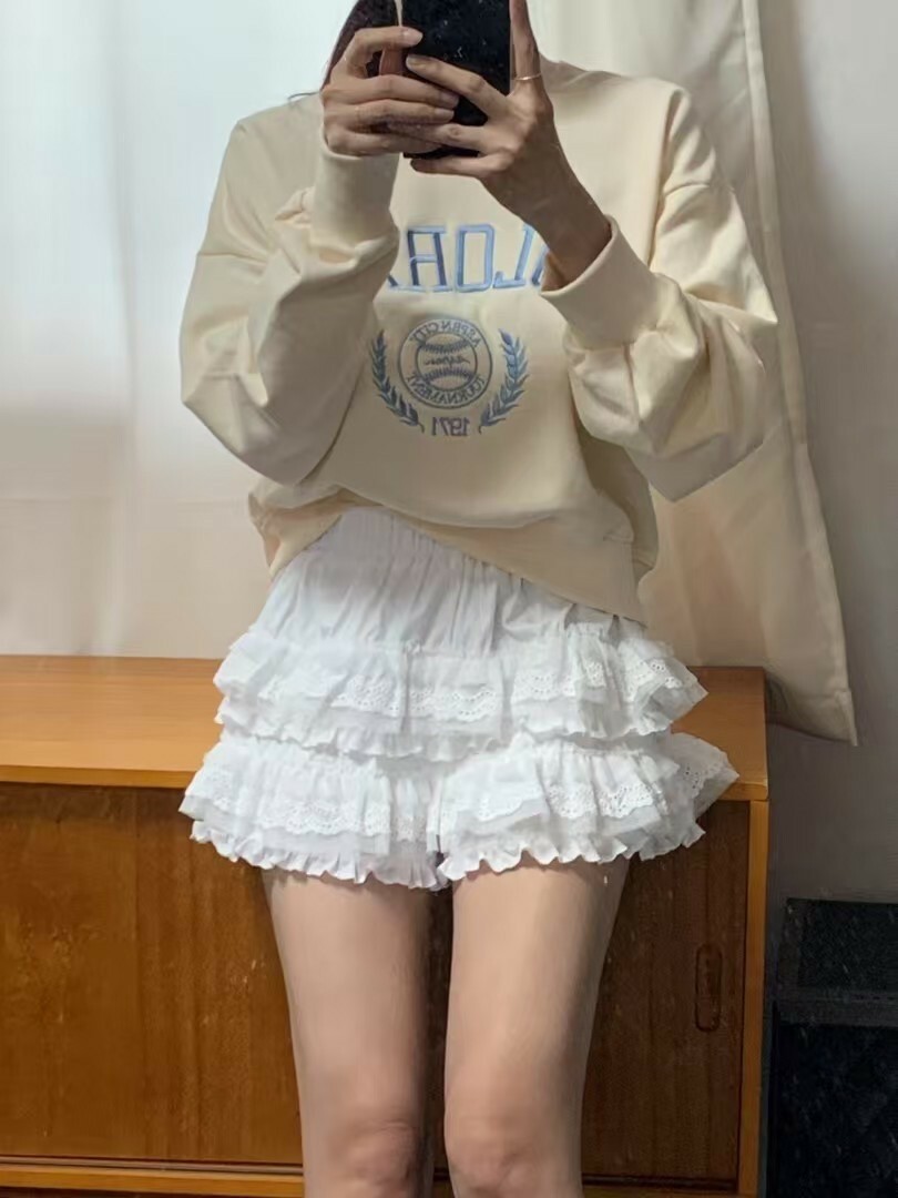 503019可愛風蛋糕短褲裙