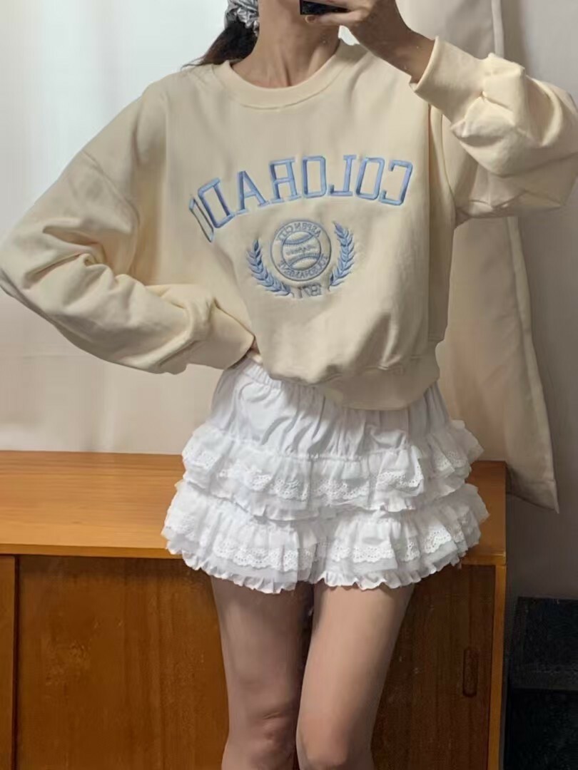 503019可愛風蛋糕短褲裙