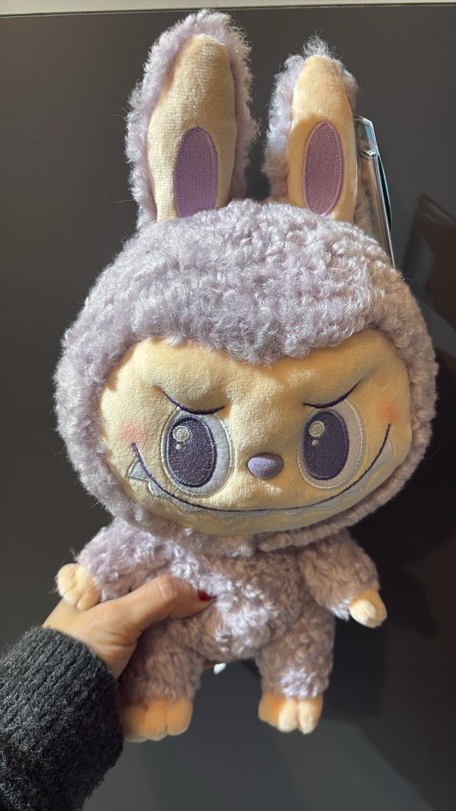 樂園限定 labubu 紫色大公仔 正品