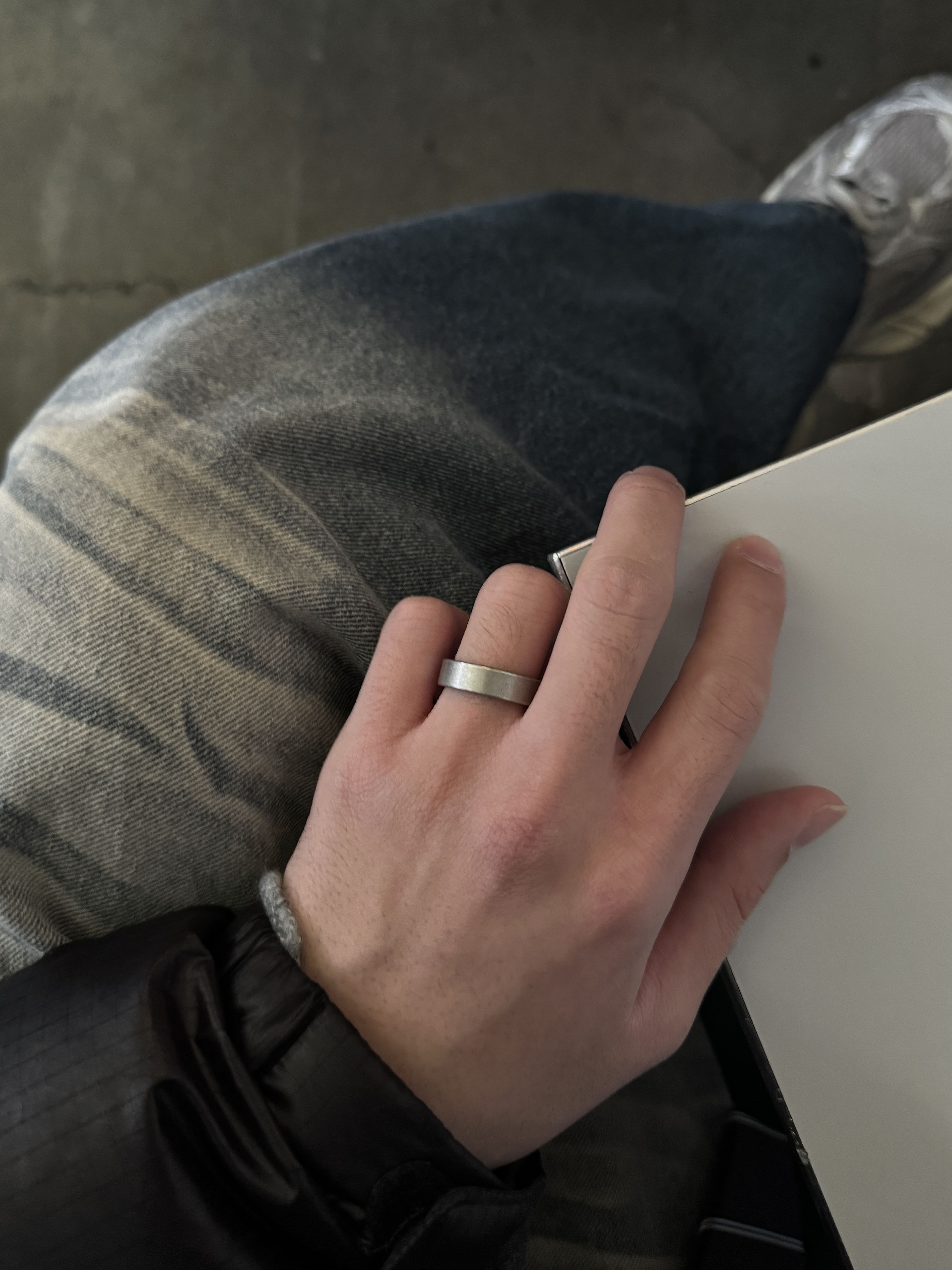 回到過去 斑駁 金屬 戒指