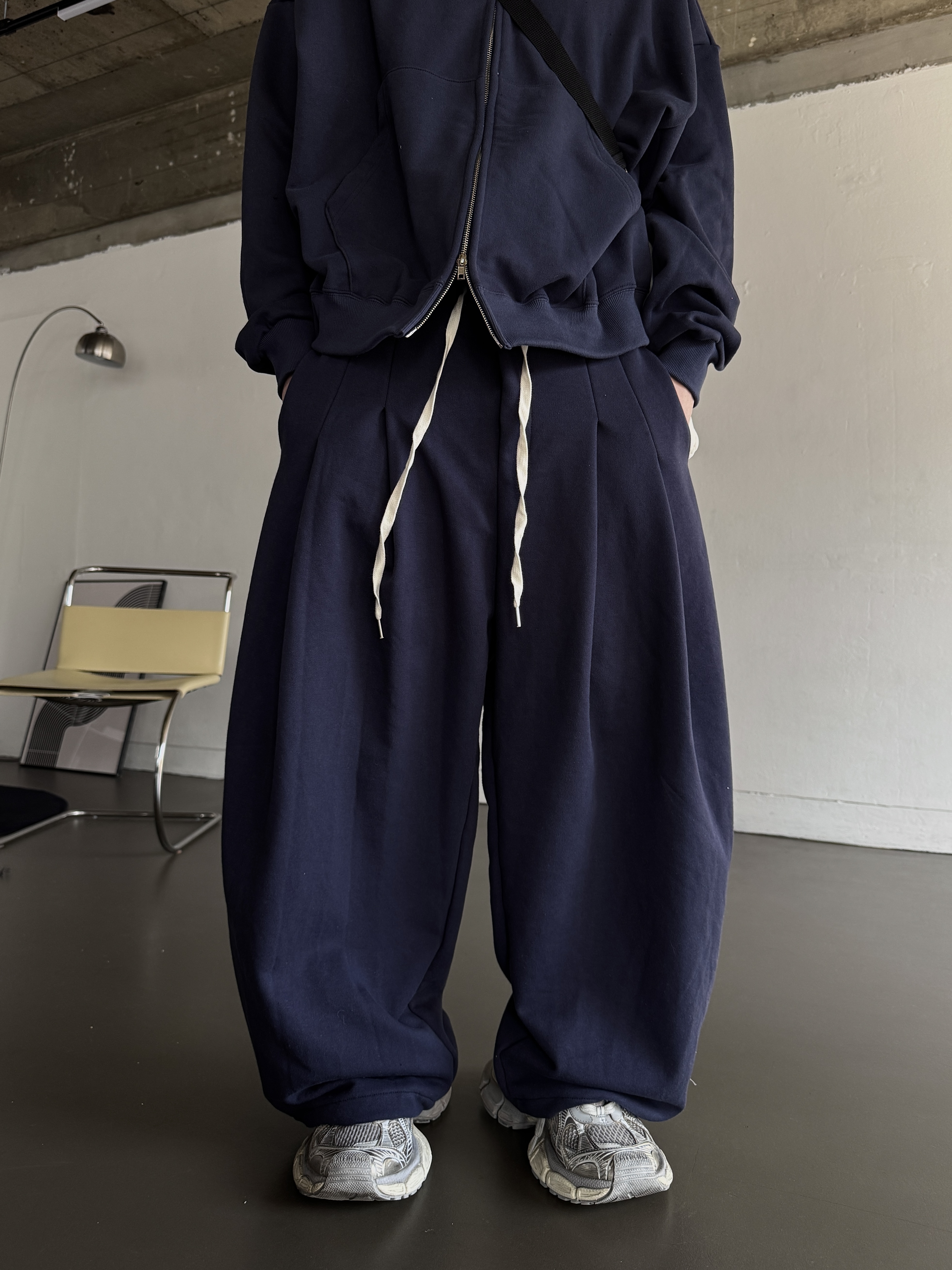 TXT 崔然竣 同款 慵懶 寬鬆 棉褲 套裝