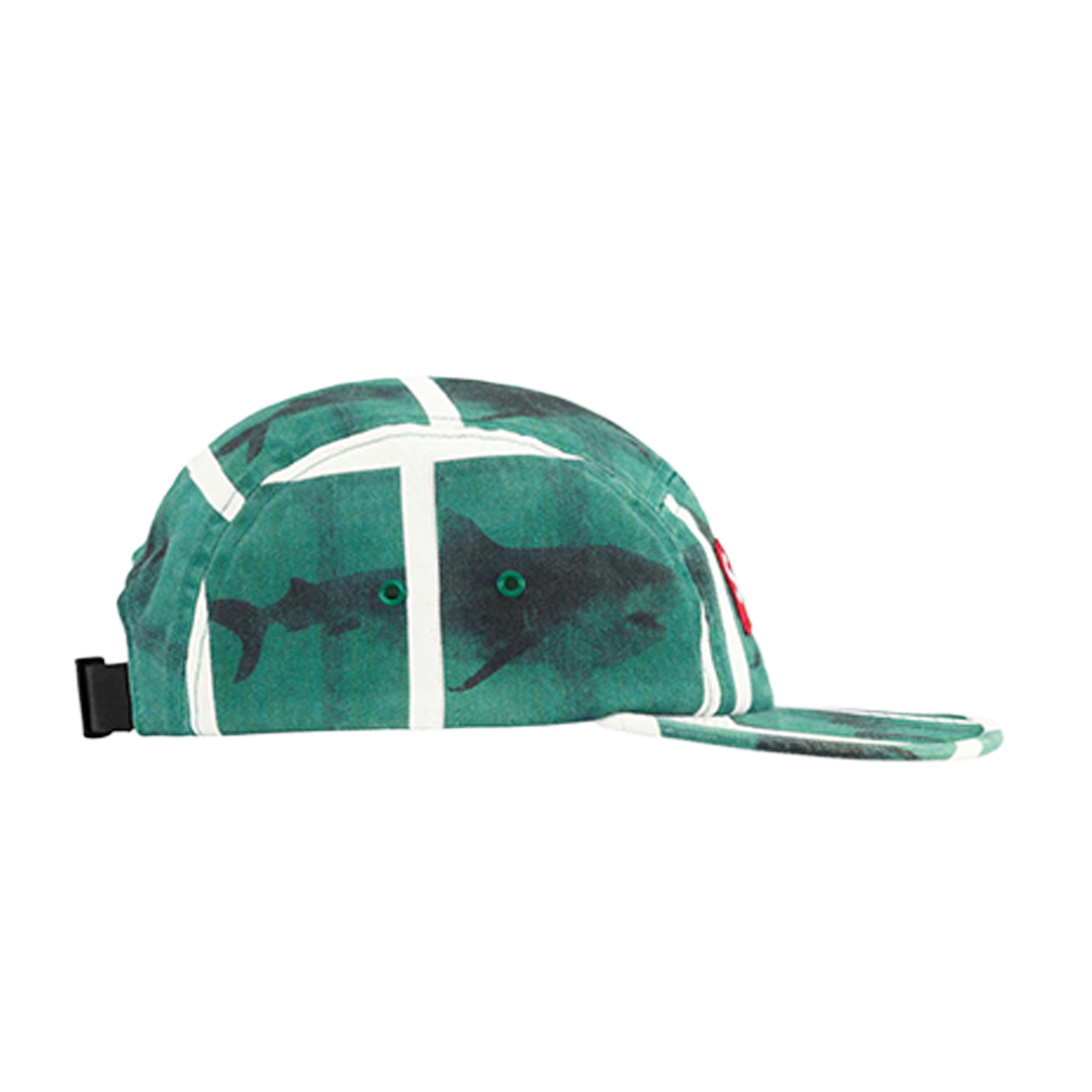 Supreme 25SS x Damien Hirst Camp Cap 鯊魚老帽綠| FLOMMARKET