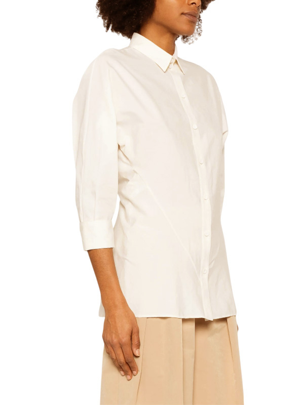 Philosophy 後抓褶長版襯衫