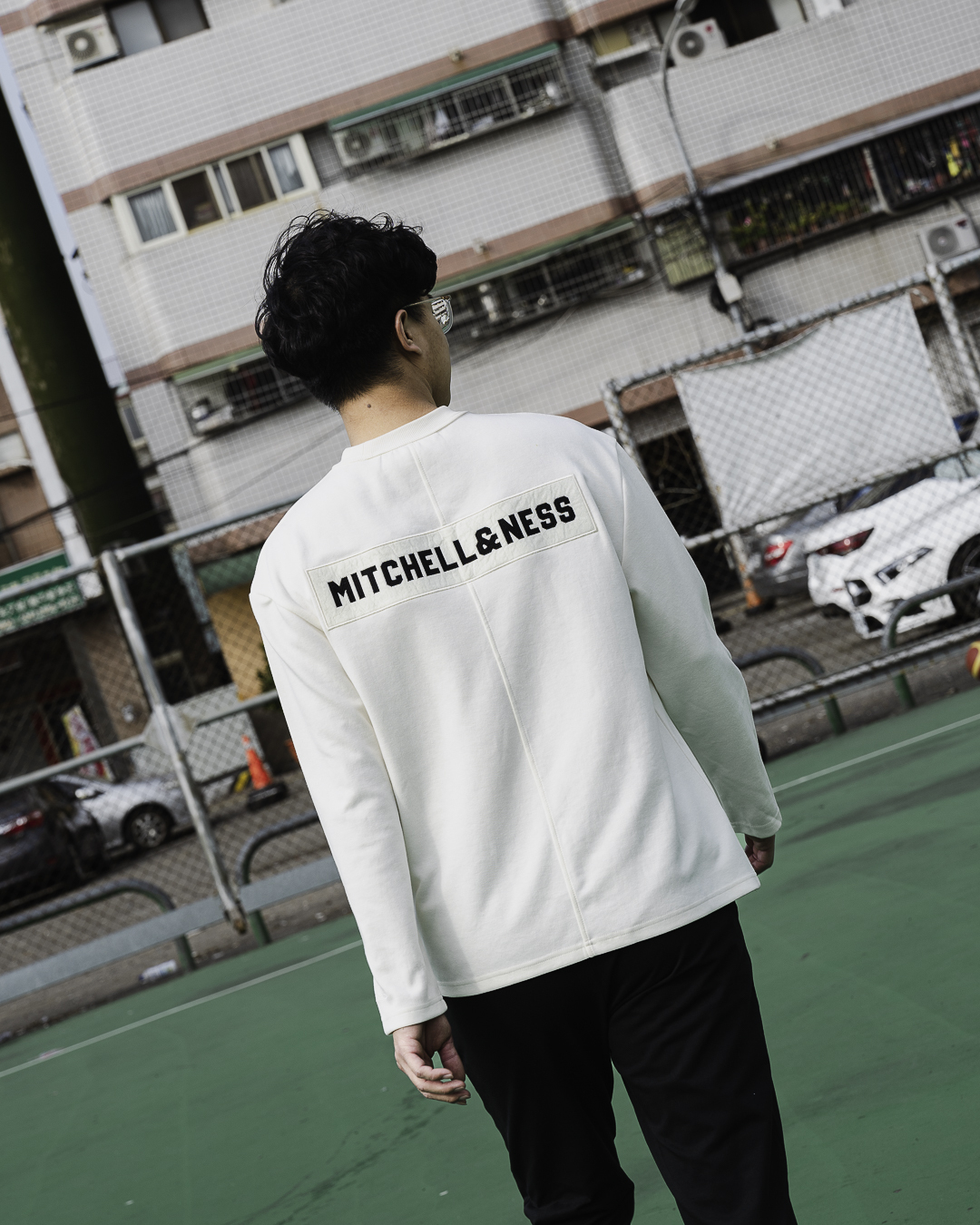 『美式復古頂流 M&N 🇺🇸』Mitchell & Ness Logo 美式復古長踢