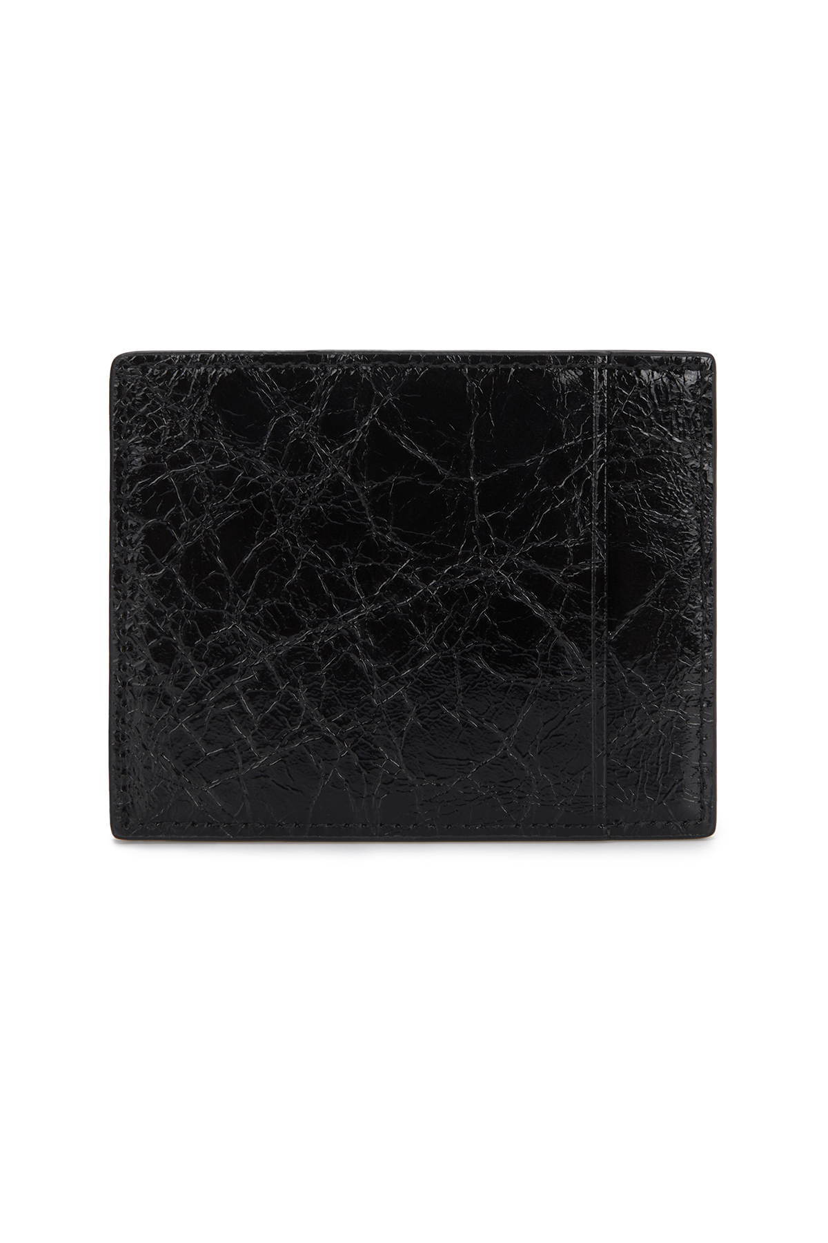 亮面細標卡夾 黑色