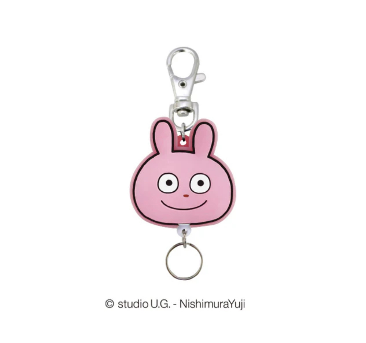 戀愛兔拉繩鑰匙圈
