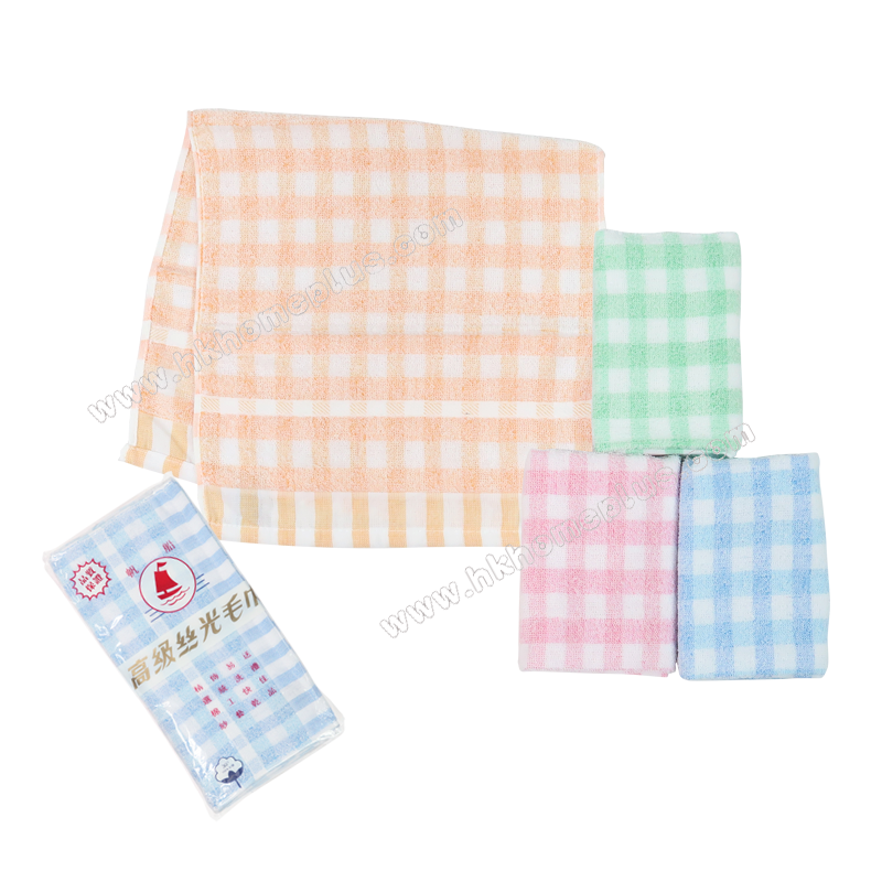 6條裝 帆船牌: 30支 格仔線童巾 4360407