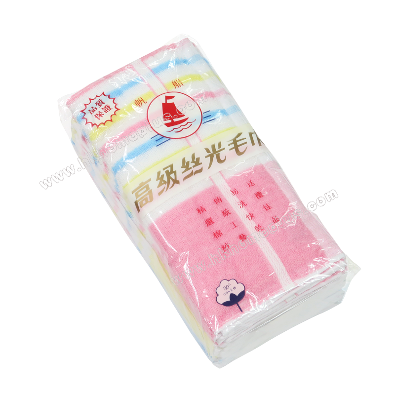 6條裝 帆船牌: 30支 彩虹線童巾 4360501