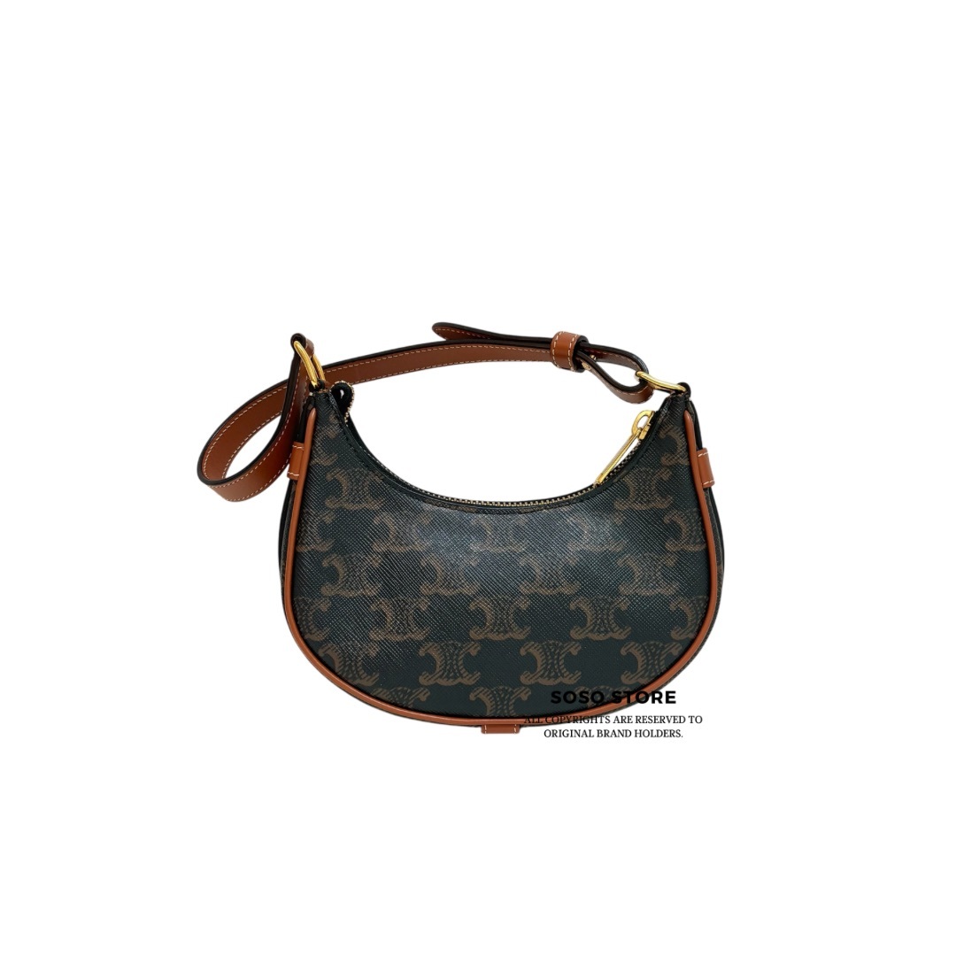 Celine Ava Mini Bag - Brown / Ghw