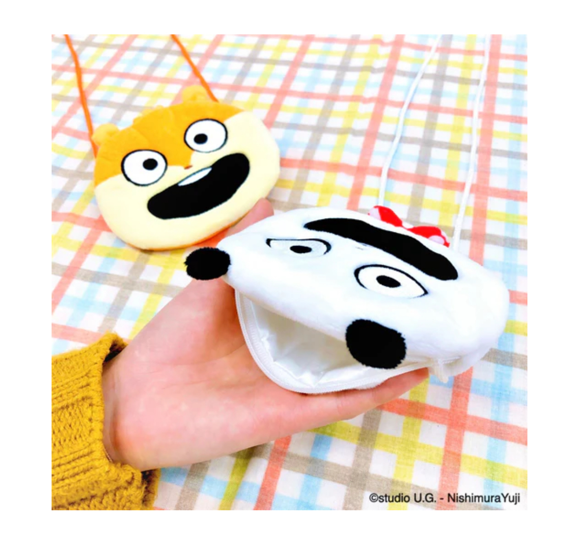 小鼠拉鏈小包附背繩