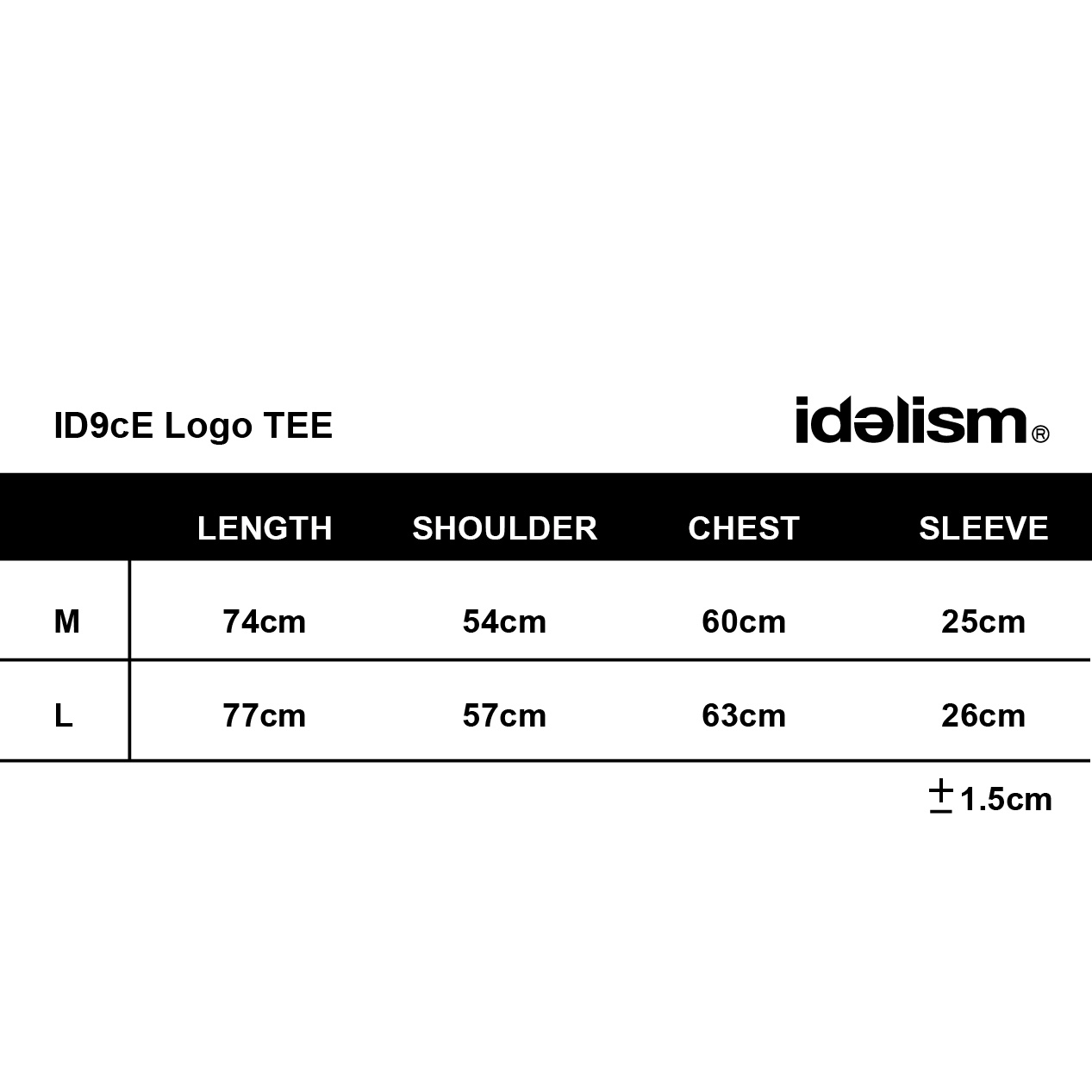 IDE idealism ID9cE Logo TEE【ID24076】