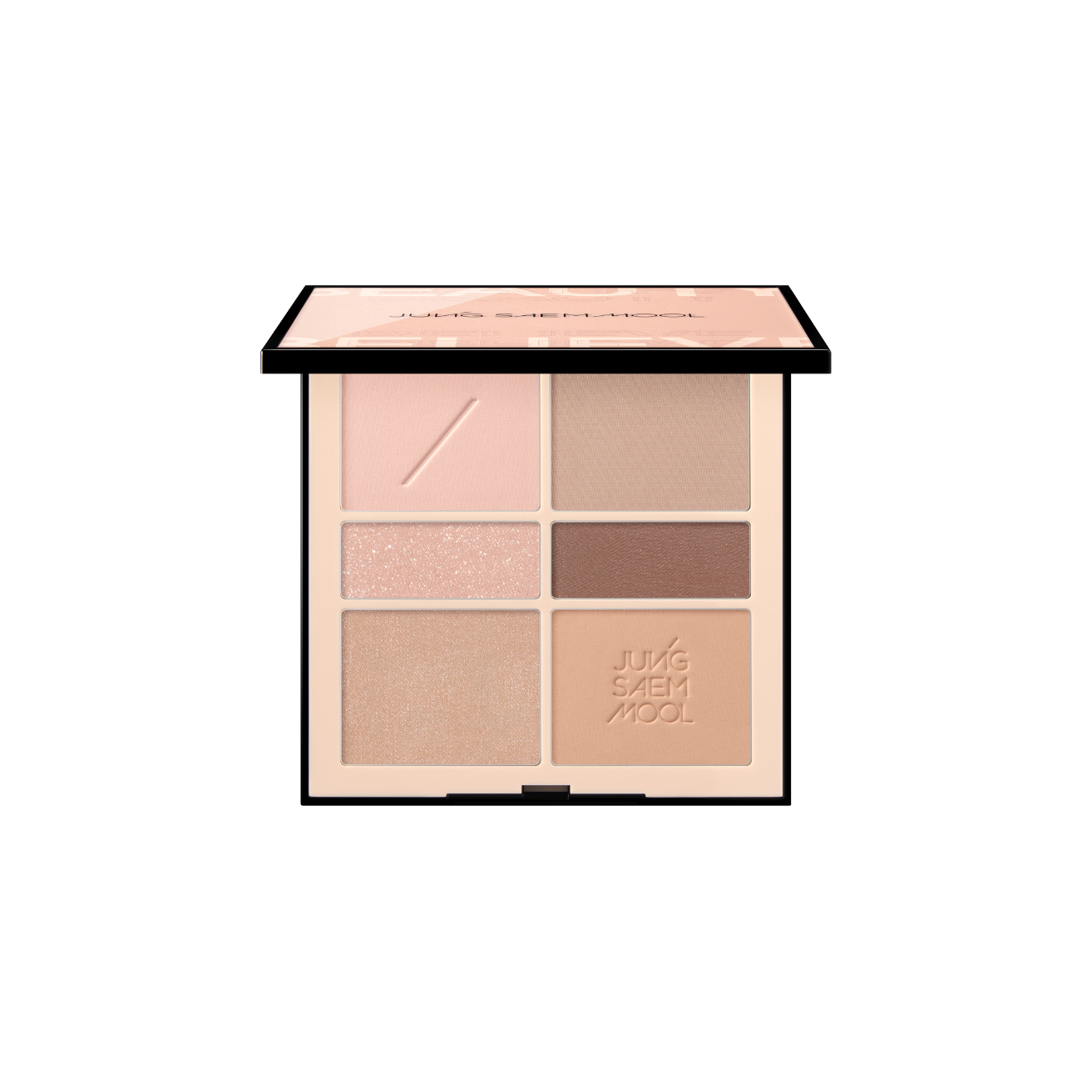 JungSaemMool beauty 專業六色眼影盤#柔和裸色 Soft Nude