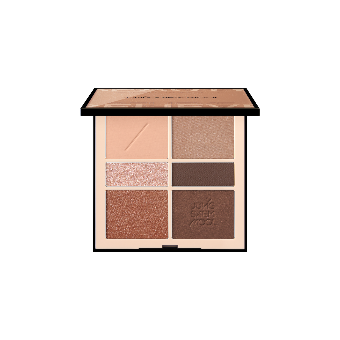 JungSaemMool beauty 專業六色眼影盤#魅力裸色 Glam Nude 14.5g